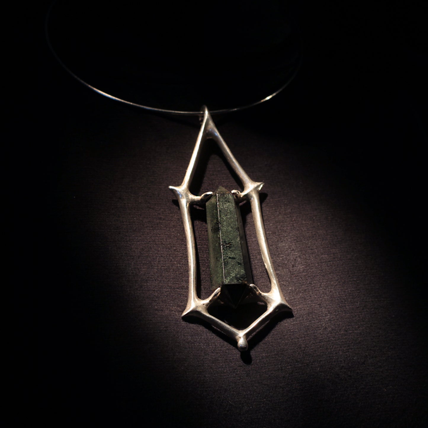 Black Onyx Window Pendant