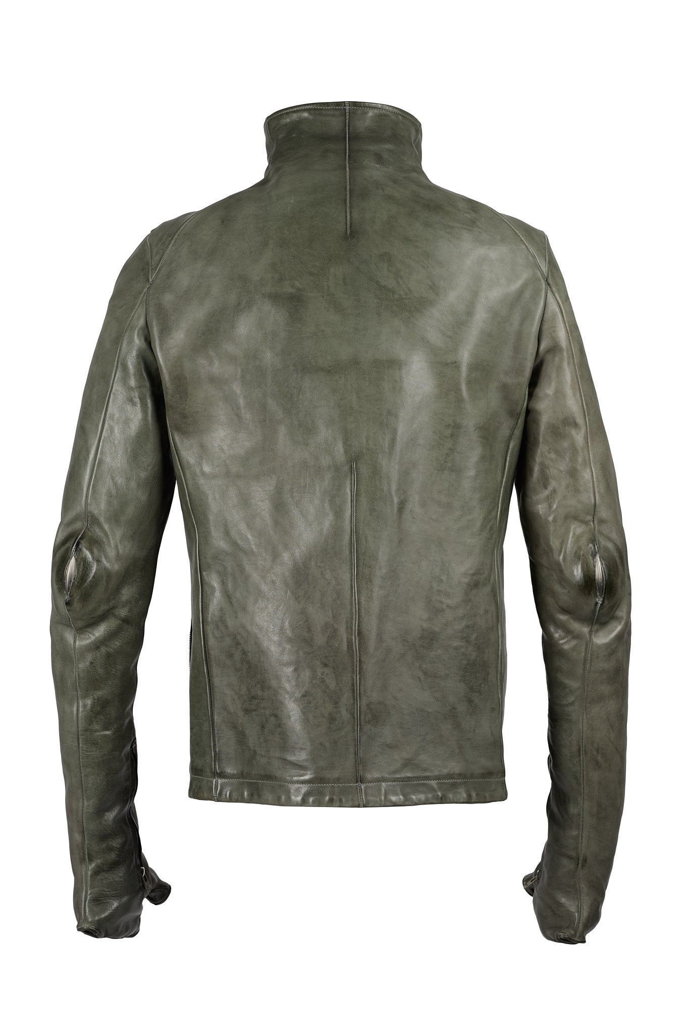 Object Dyed Spine Elbow and Hand Leather Jacket