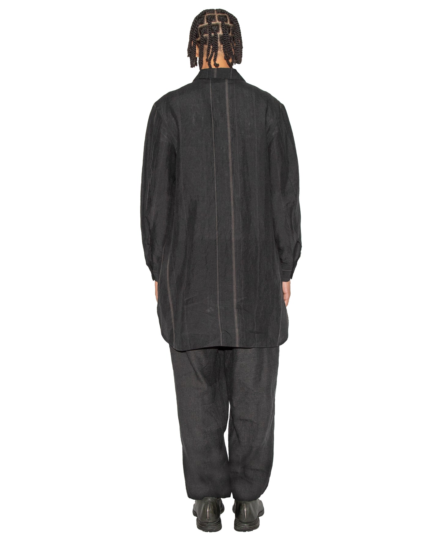 Relaxed Fit Hand Woven Long Shirt