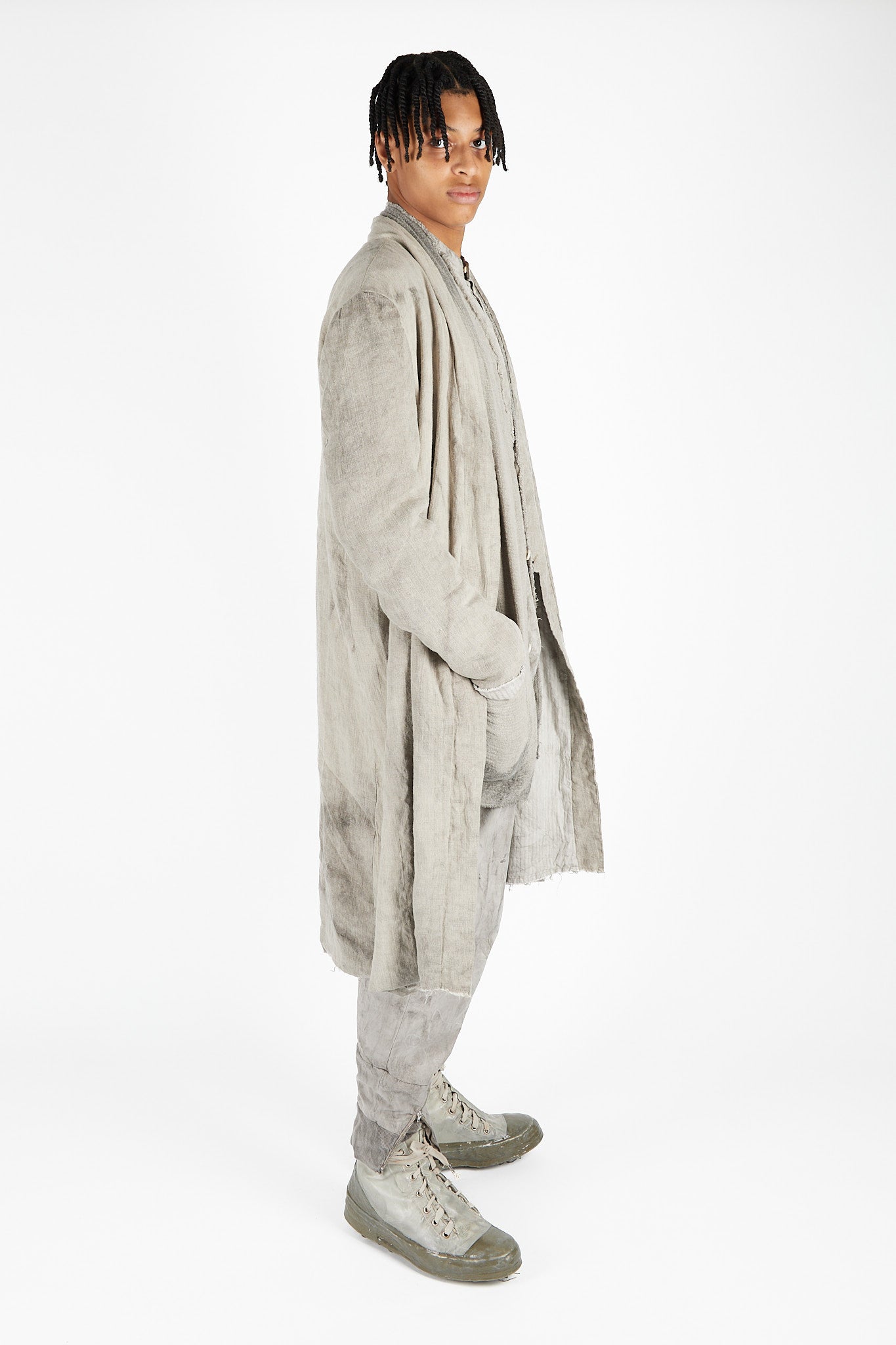 Hand Dyed Reversible Kimono Coat