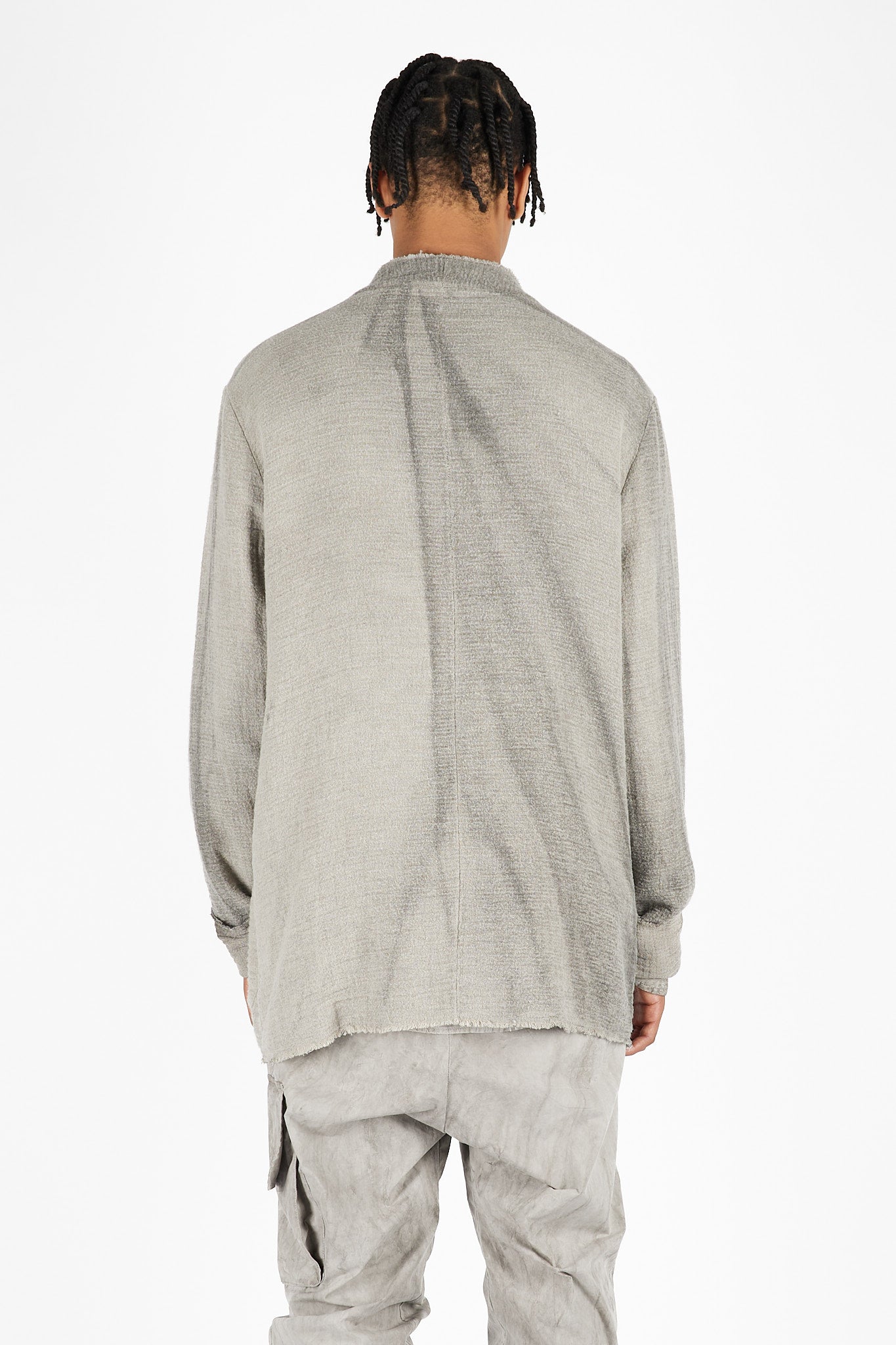 Hand Dyed Raw Edge Cardigan