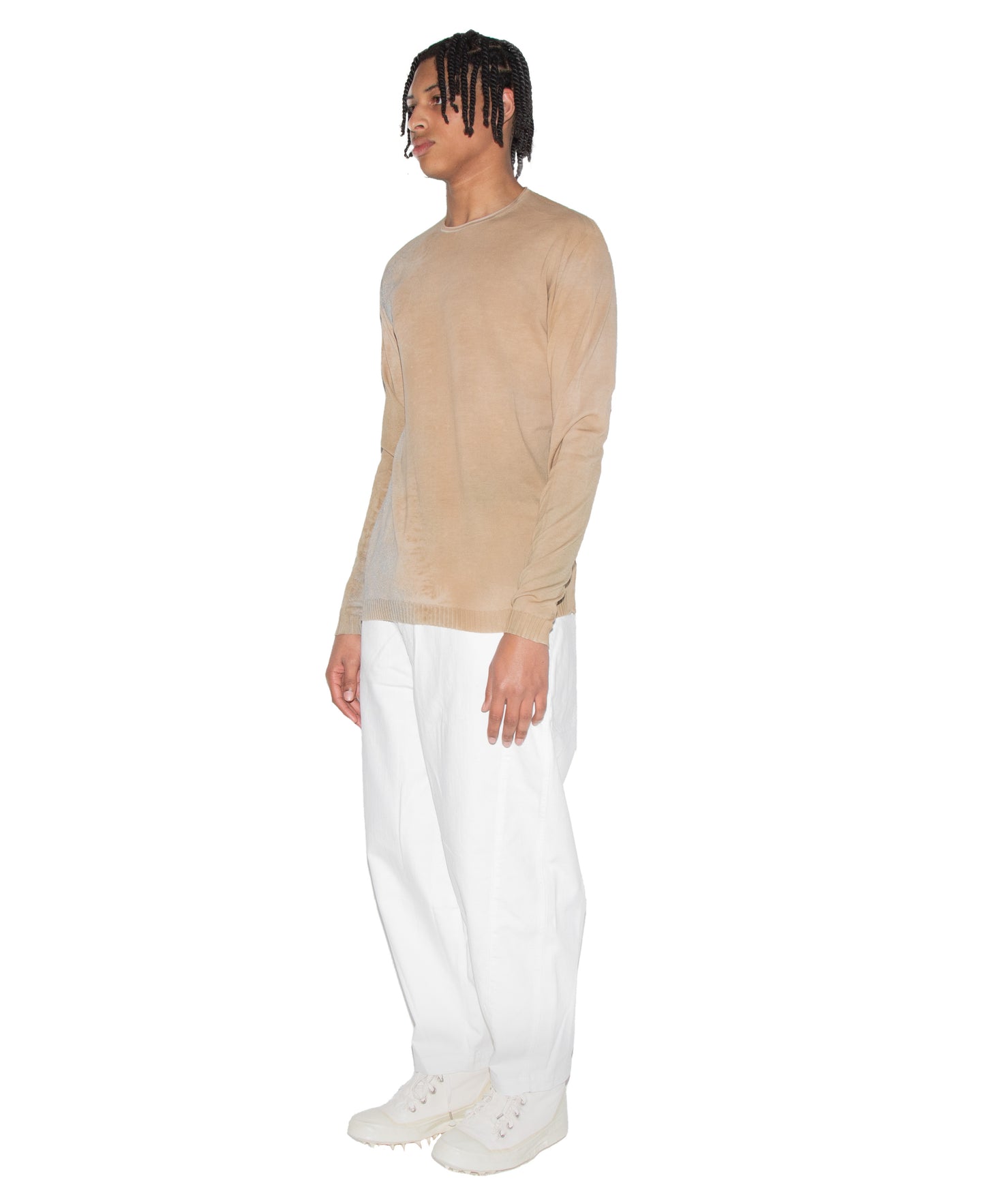 Lightweight Cotton Knit Sweater