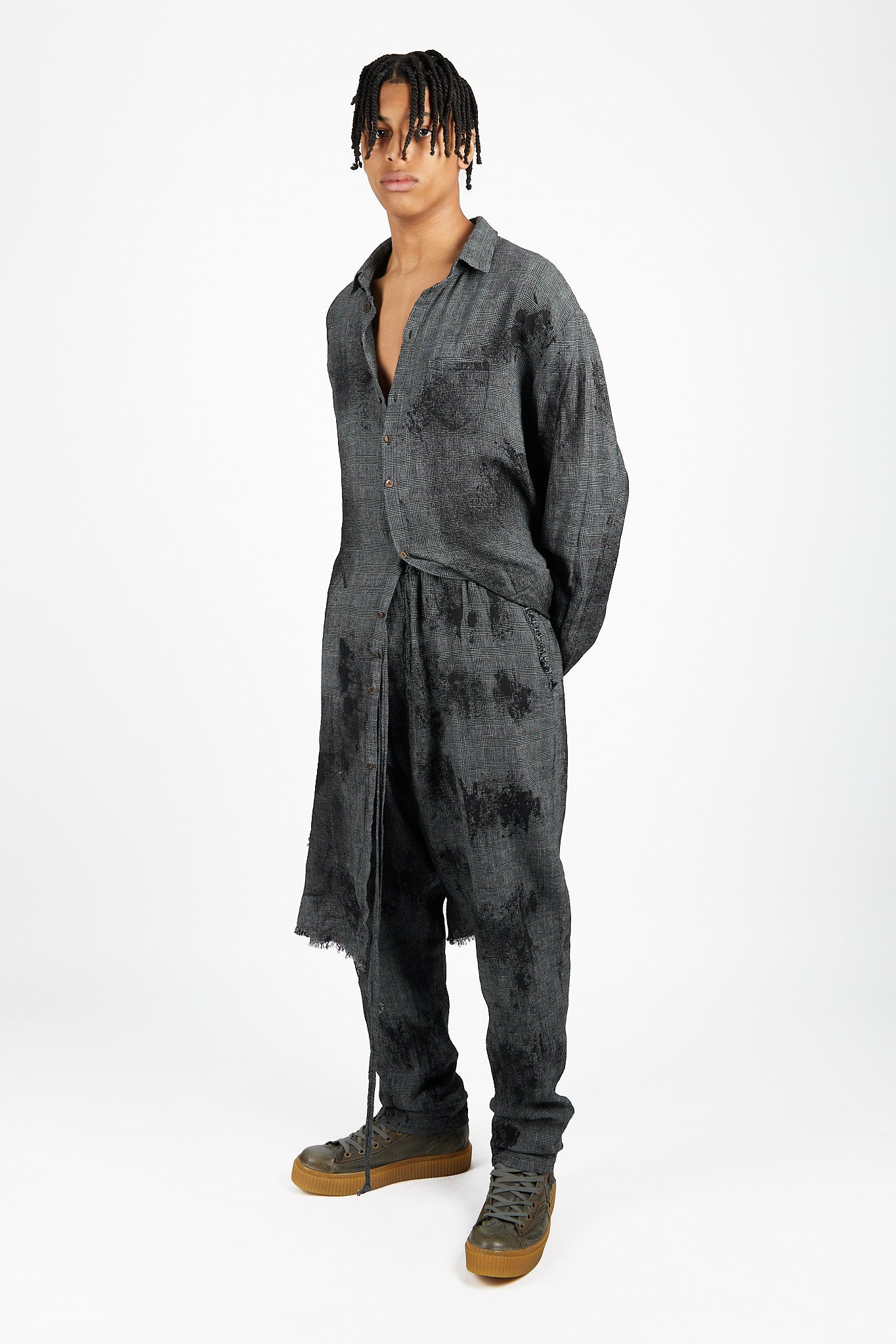 Oversized Single Pocket Shirt