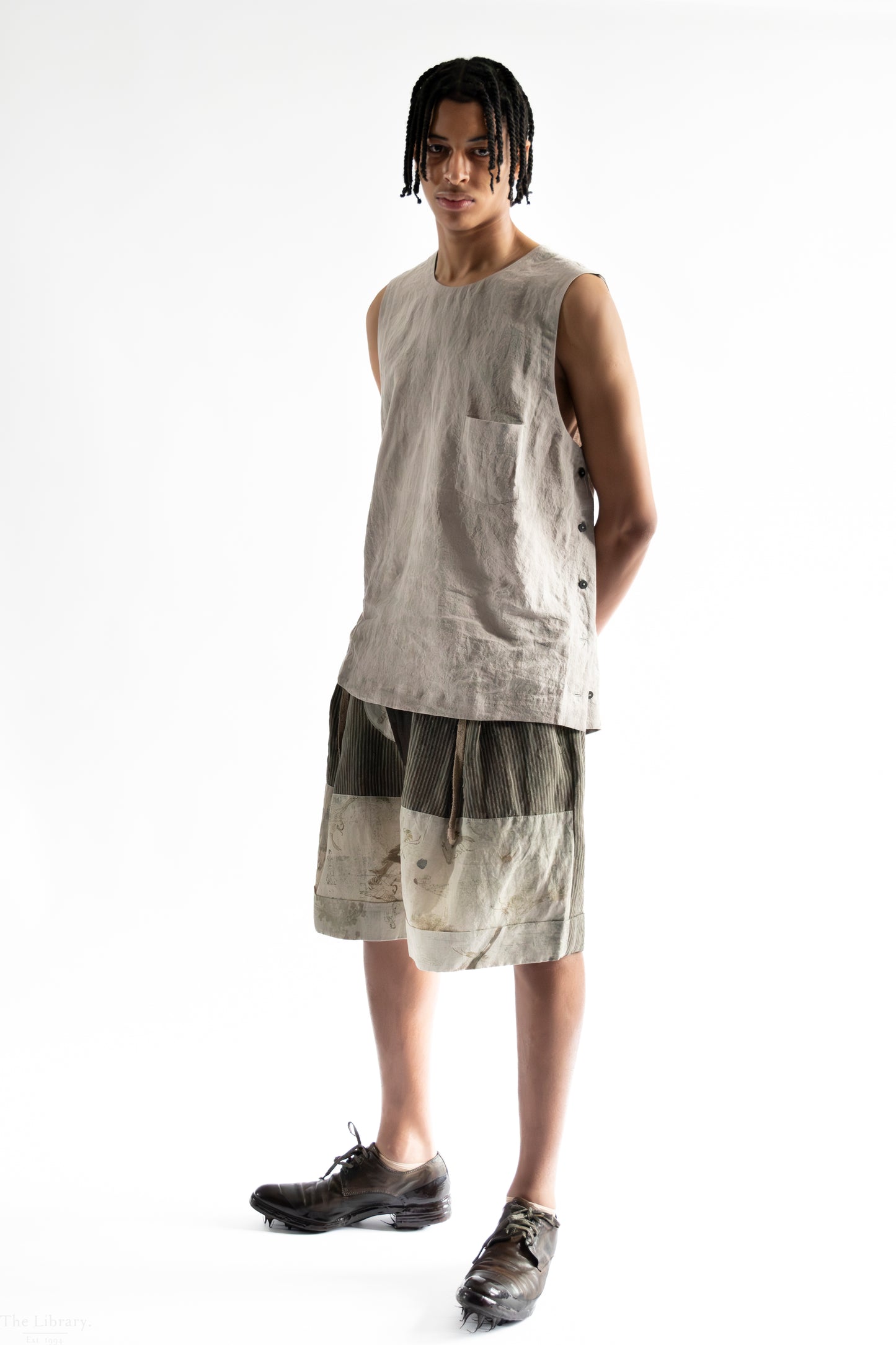 Ribbon Strap Sleevelet Top