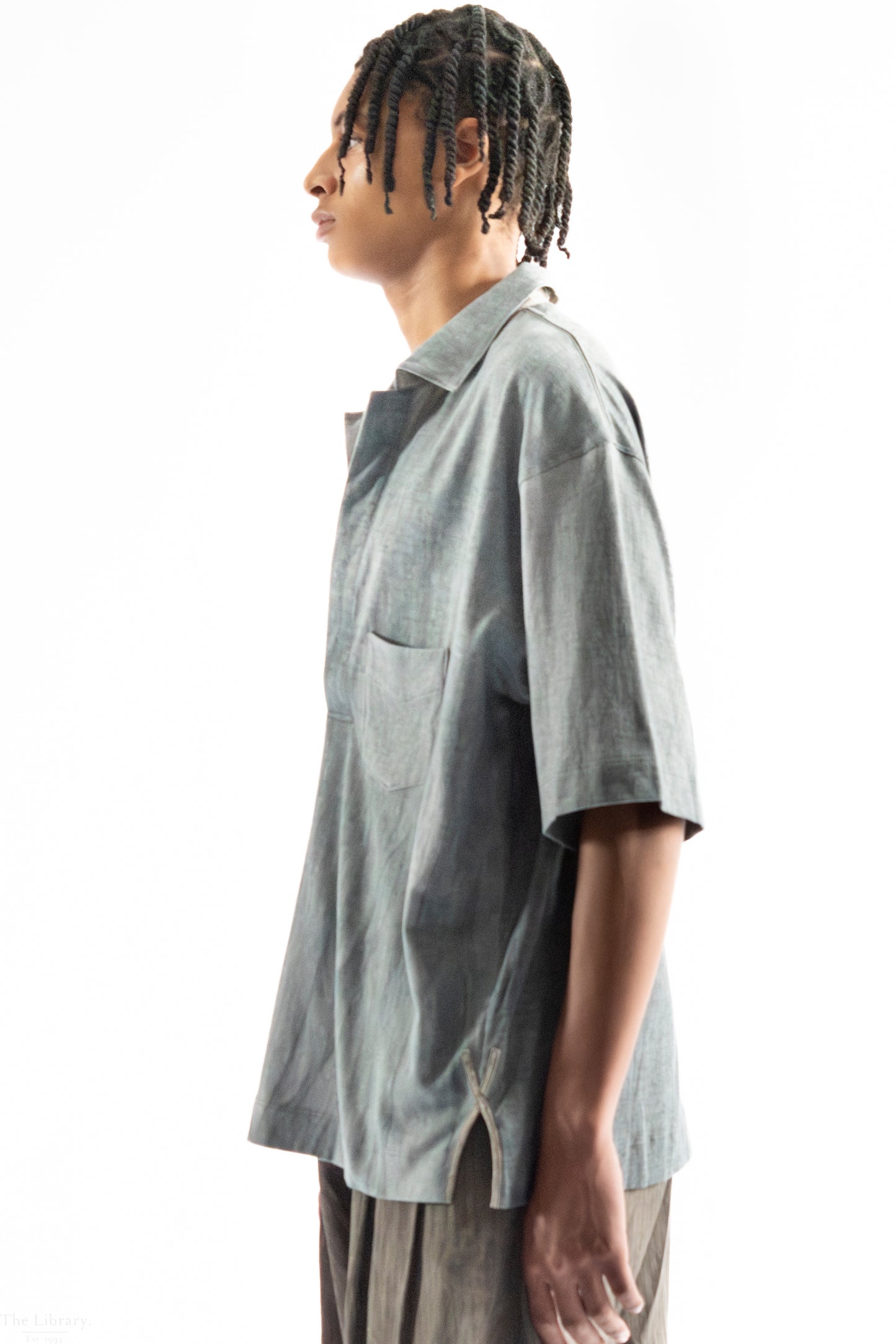 Spread Collar T-Shirt