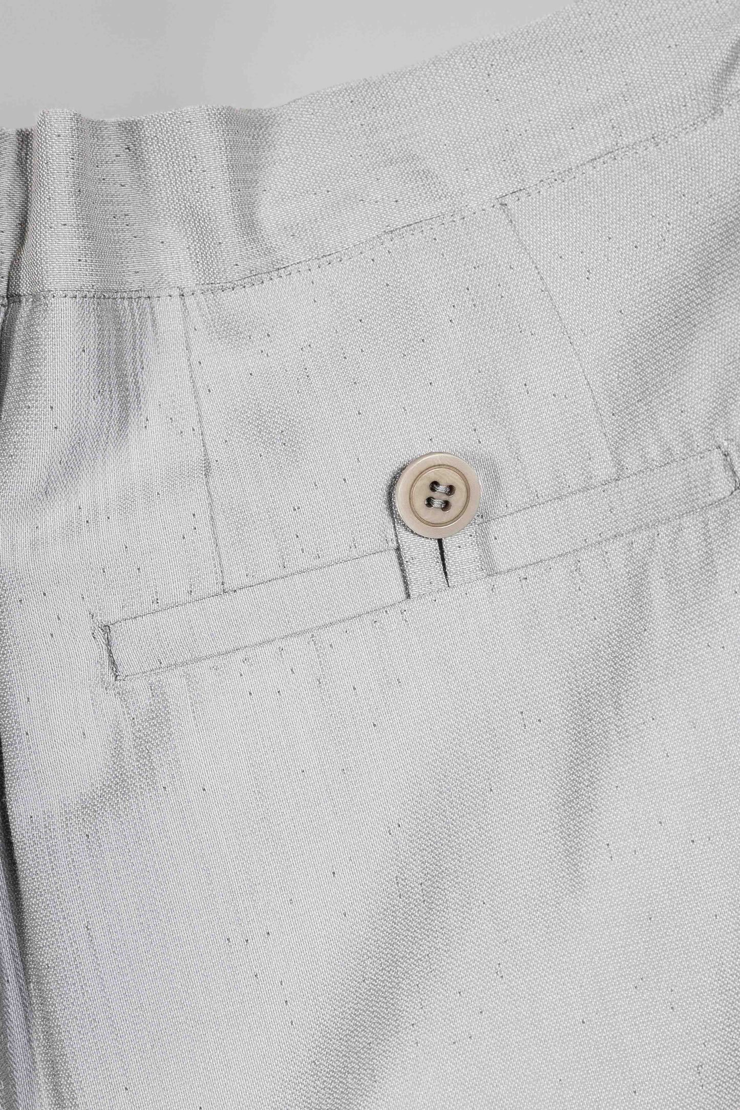 Stirred Chain Seam, Long Crotch Ankle Trousers