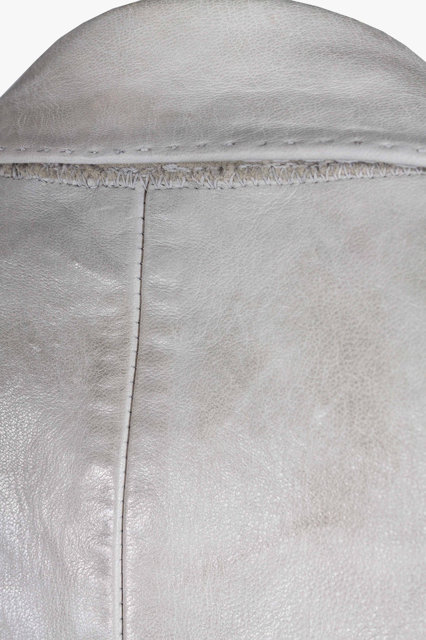 Object Dyed Prosthetic Elbow, Lined Unlined Leather Jacket