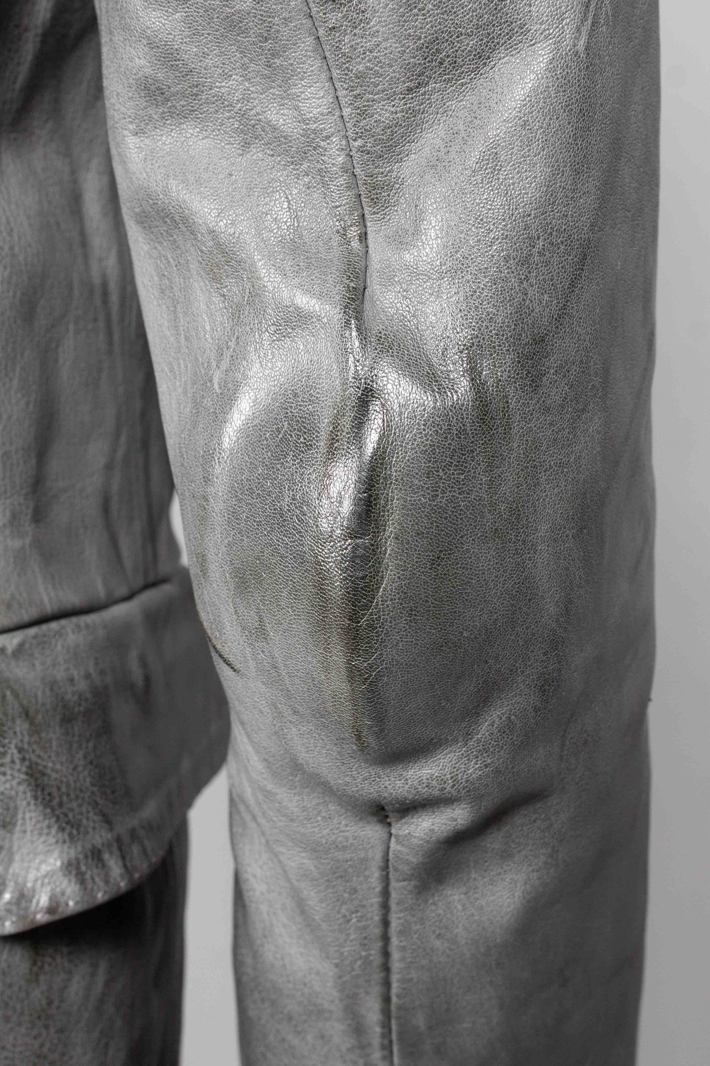 Object Dyed Arthostic Elbow Lined Unlined Leather Jacket