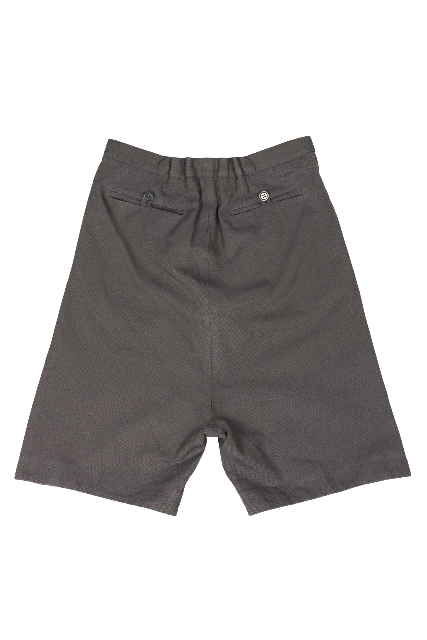 Stirred Chain Seam Long Crotch Knee Trousers