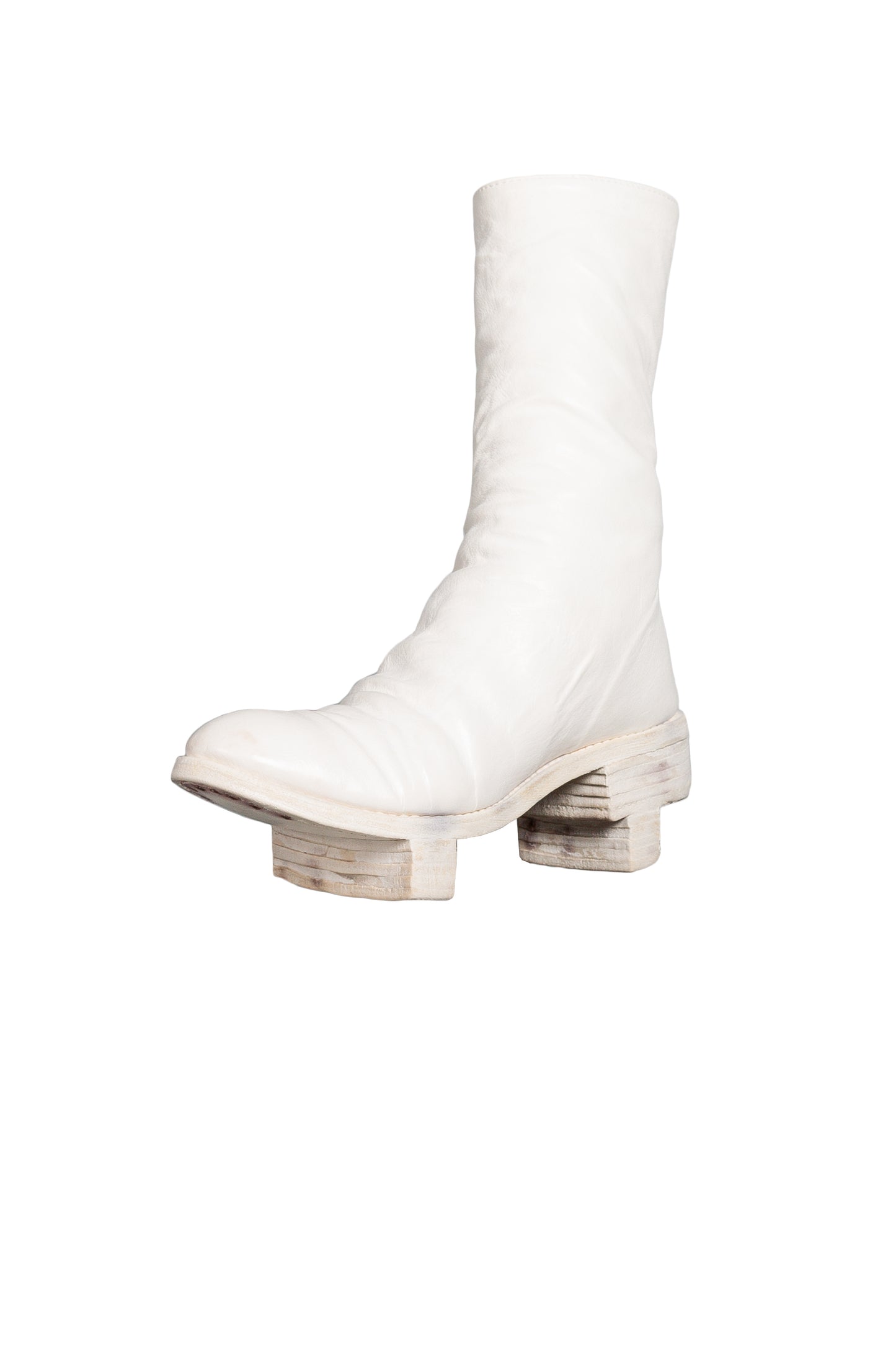 Object Dyed No Seam Diagonal Zip Geta Boot
