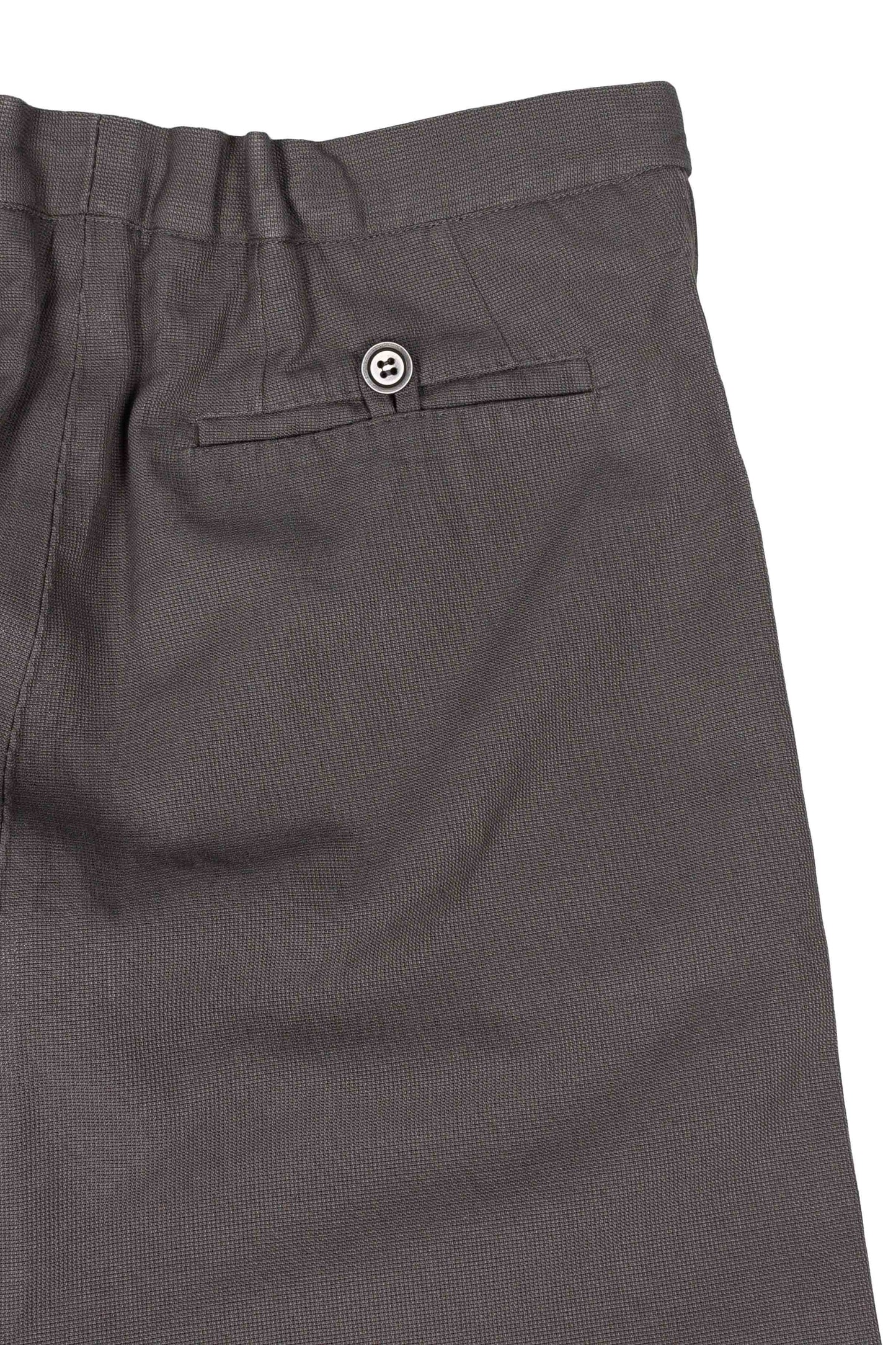 Stirred Chain Seam Long Crotch Knee Trousers