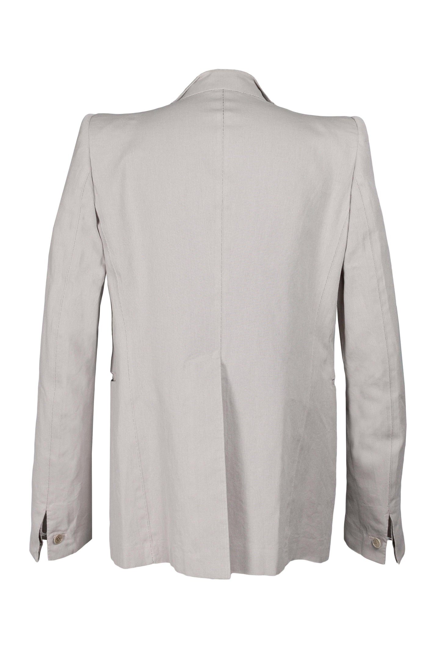 Stirred Unlined Chain Seam, 1 Button Jacket