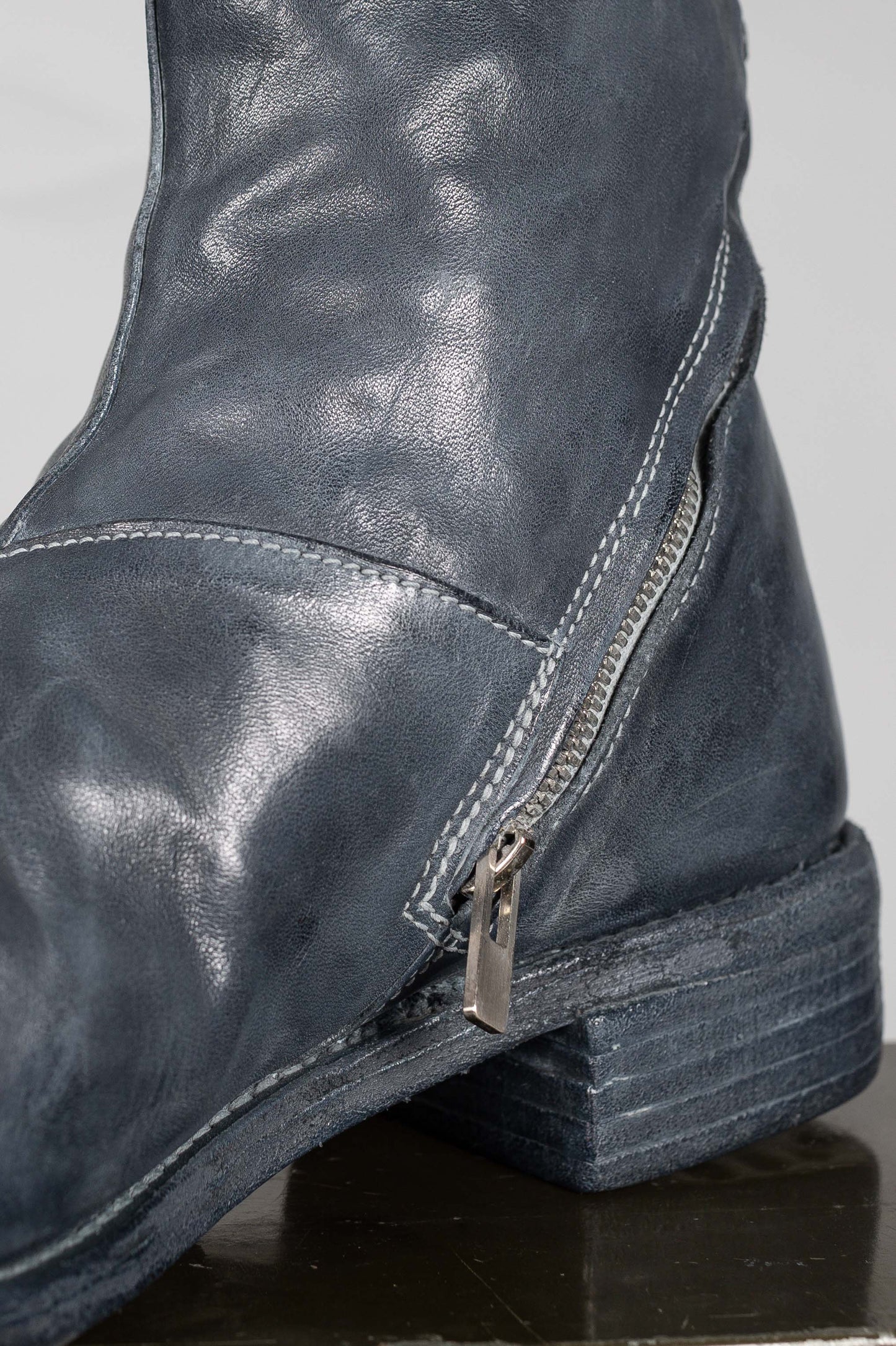 Object Dyed Lined Diagonal Zip Goodyear Boot