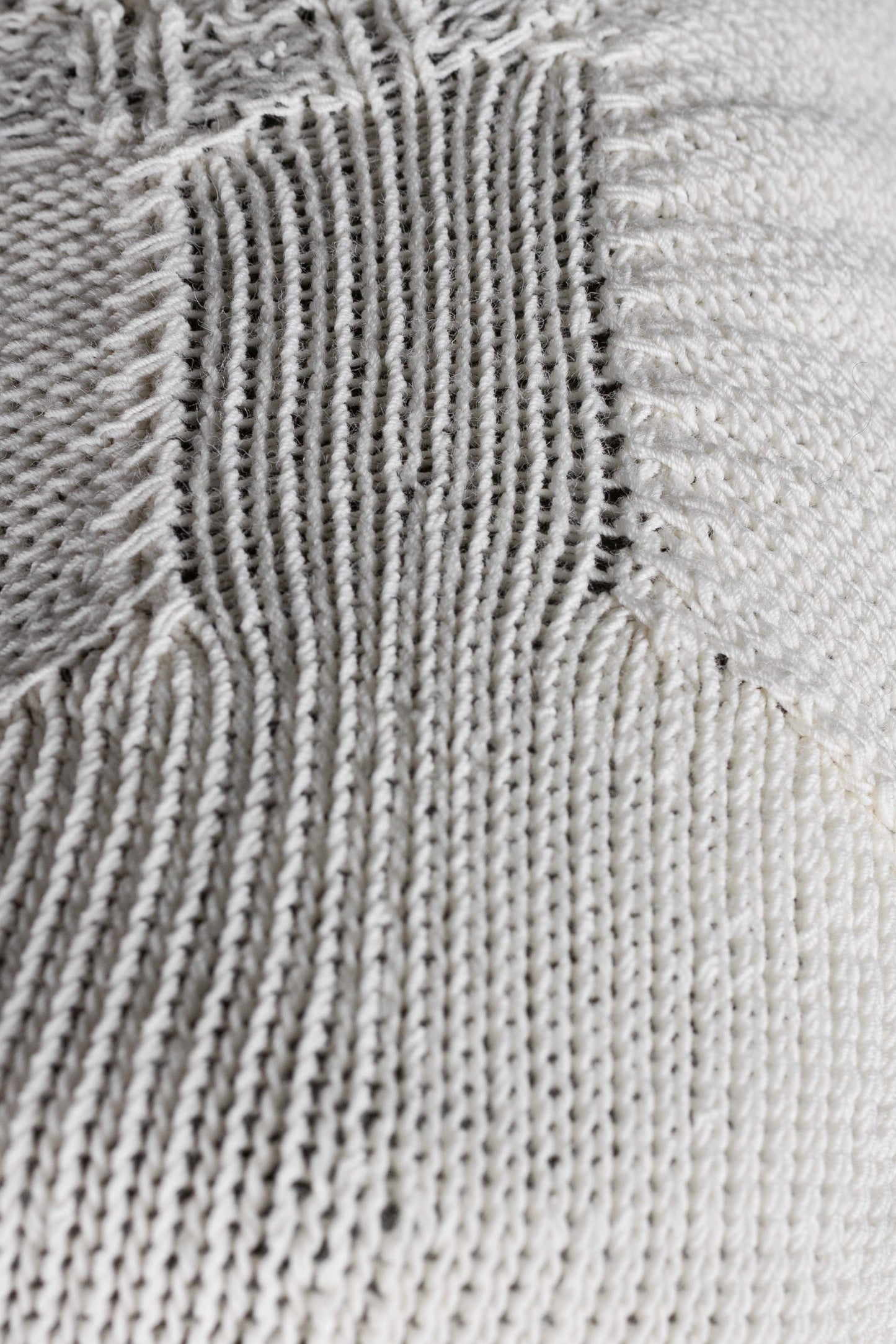 Reversible Crew Neck Knit Sweater