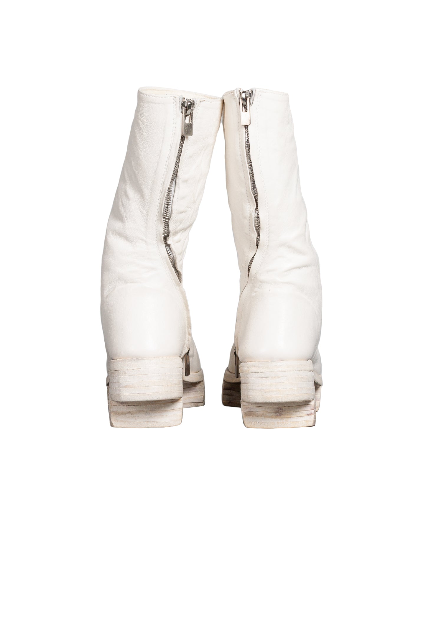 Object Dyed No Seam Diagonal Zip Geta Boot