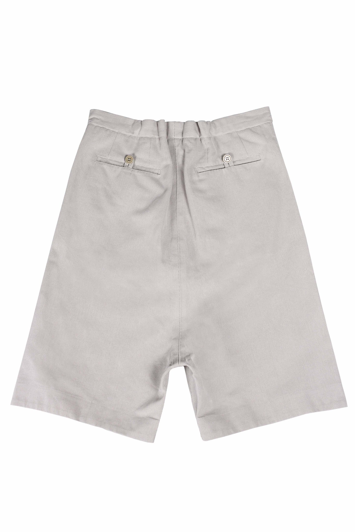 Stirred Chain Seam Long Crotch Knee Trousers