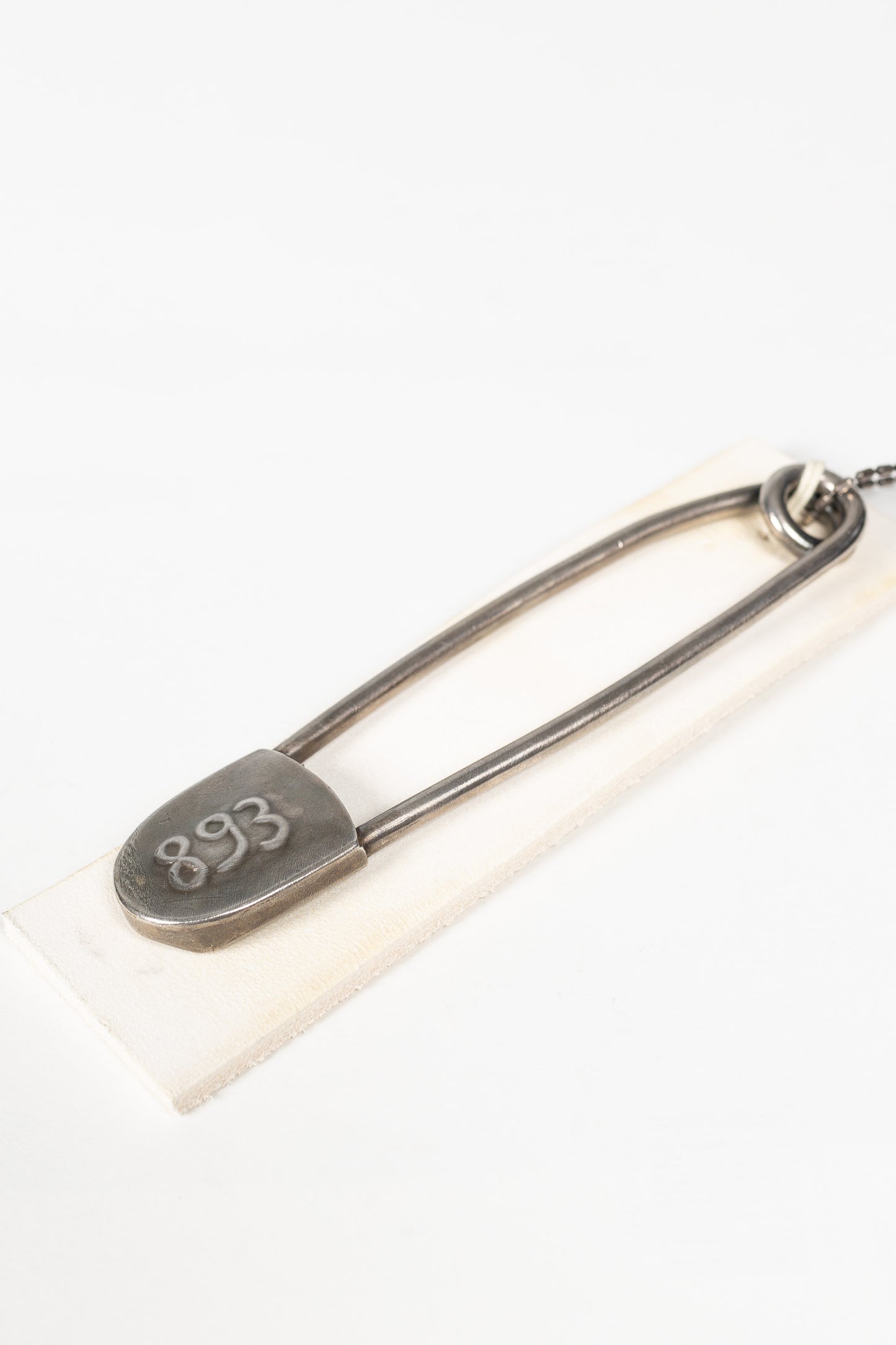 Silver Identity Pin Chain