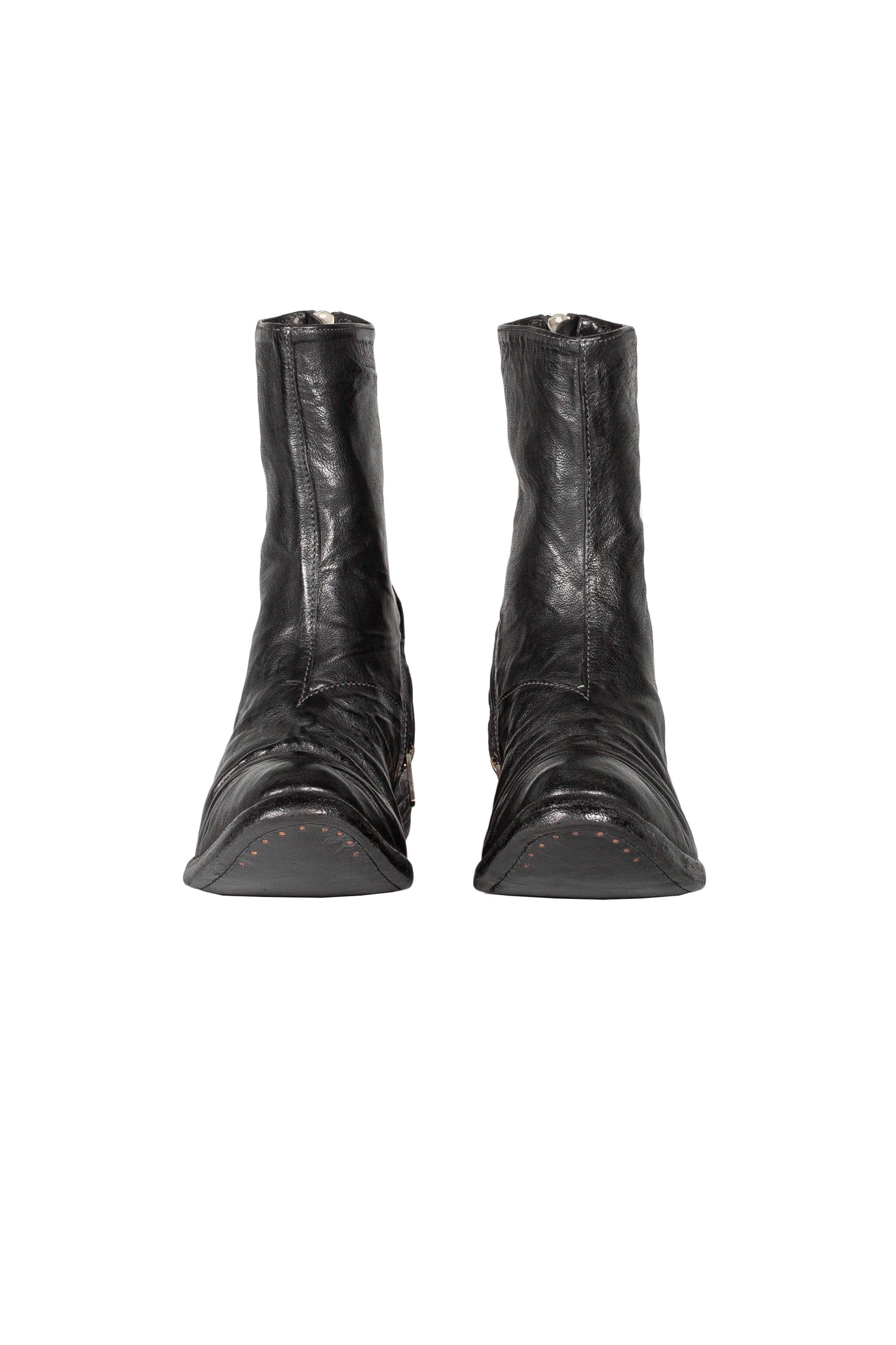 Object Dyed Lined Diagonal Zip Goodyear Boot