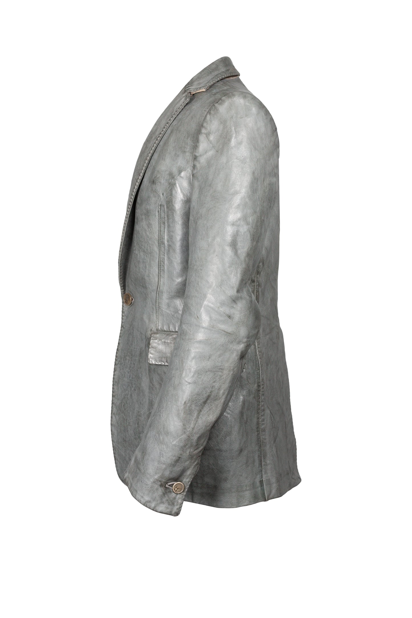 Object Dyed Arthostic Elbow Lined Unlined Leather Jacket