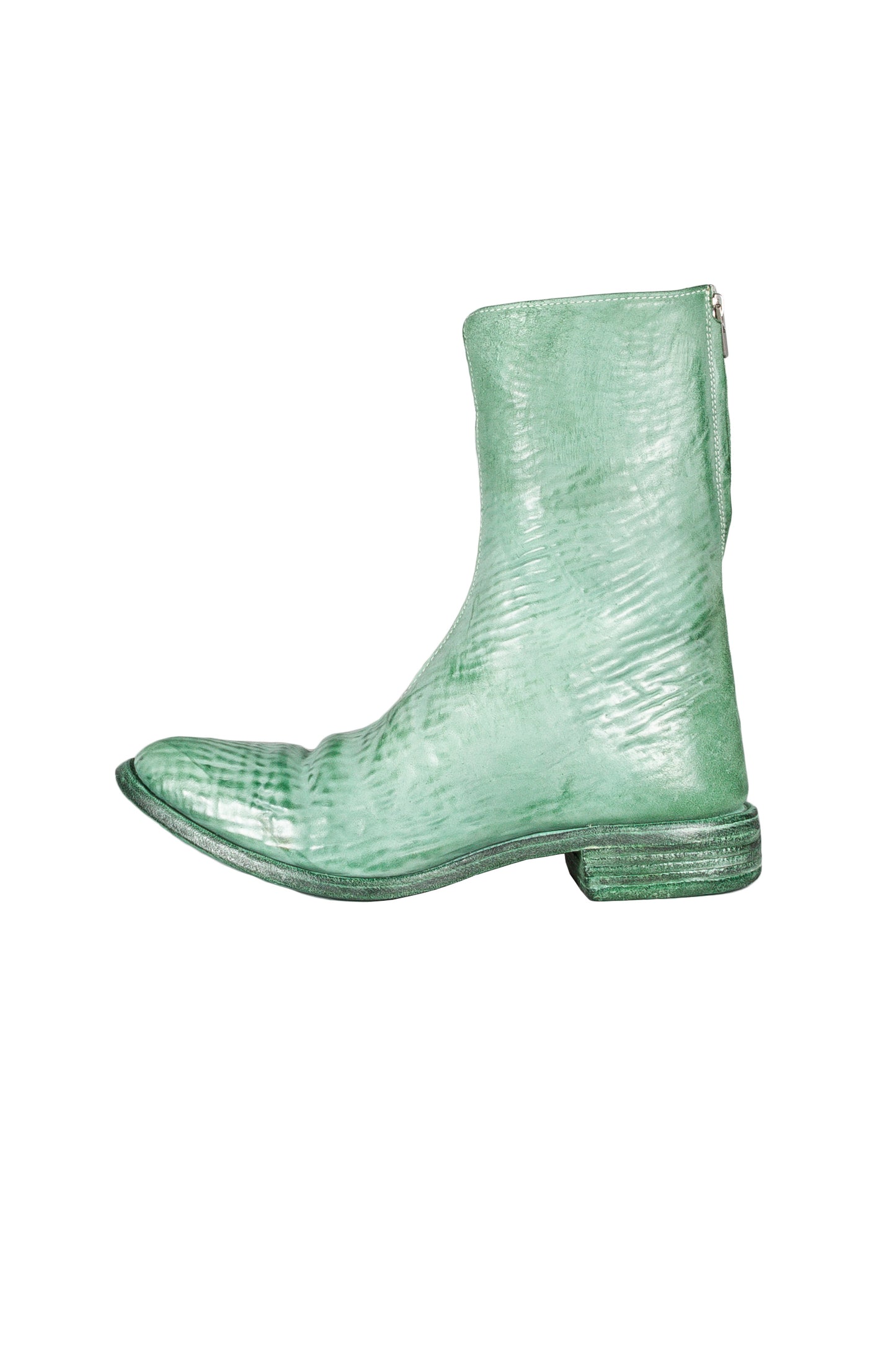 Object Dyed Lined Diagonal Zip Goodyear Boot