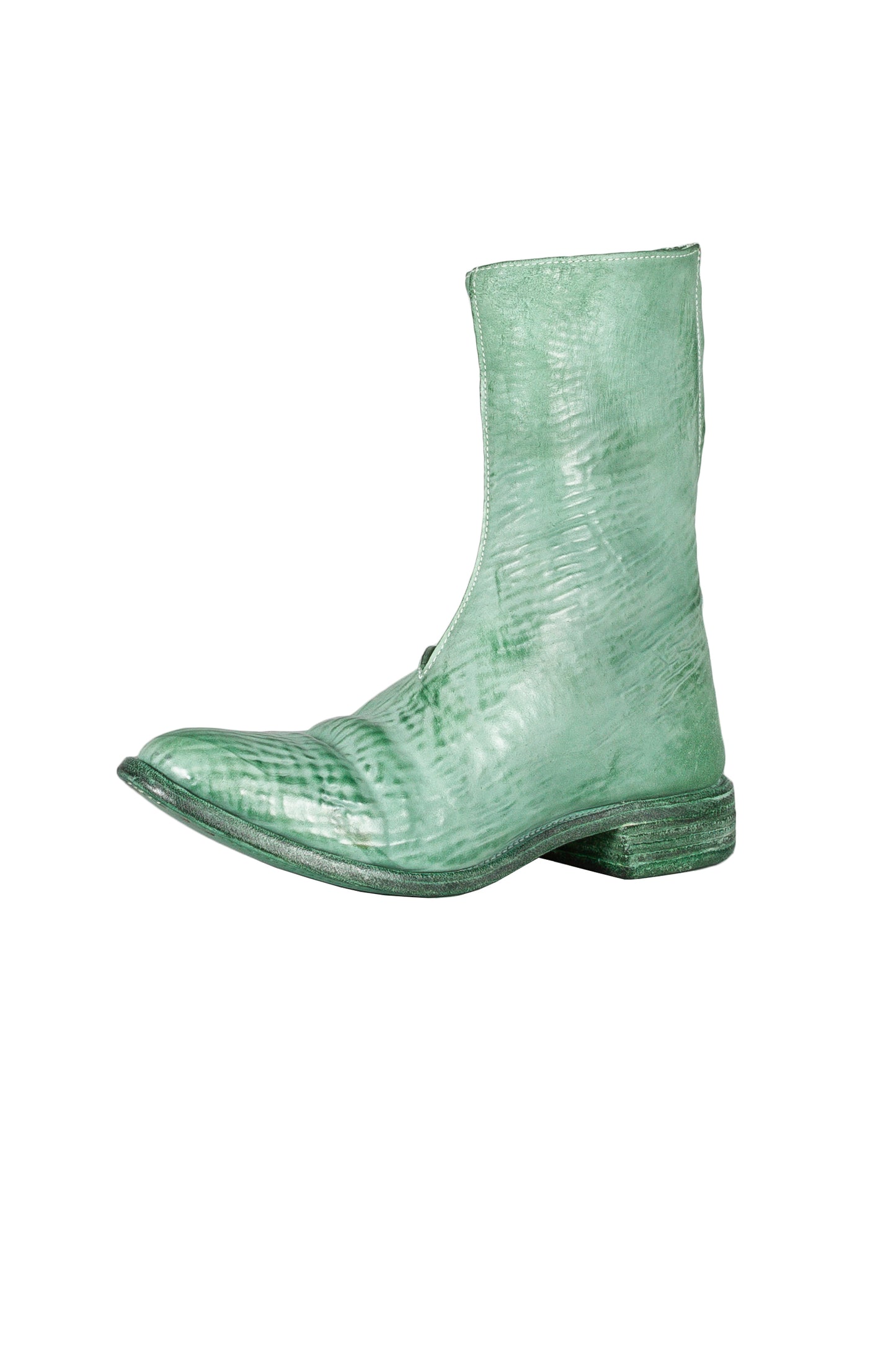 Object Dyed Lined Diagonal Zip Goodyear Boot
