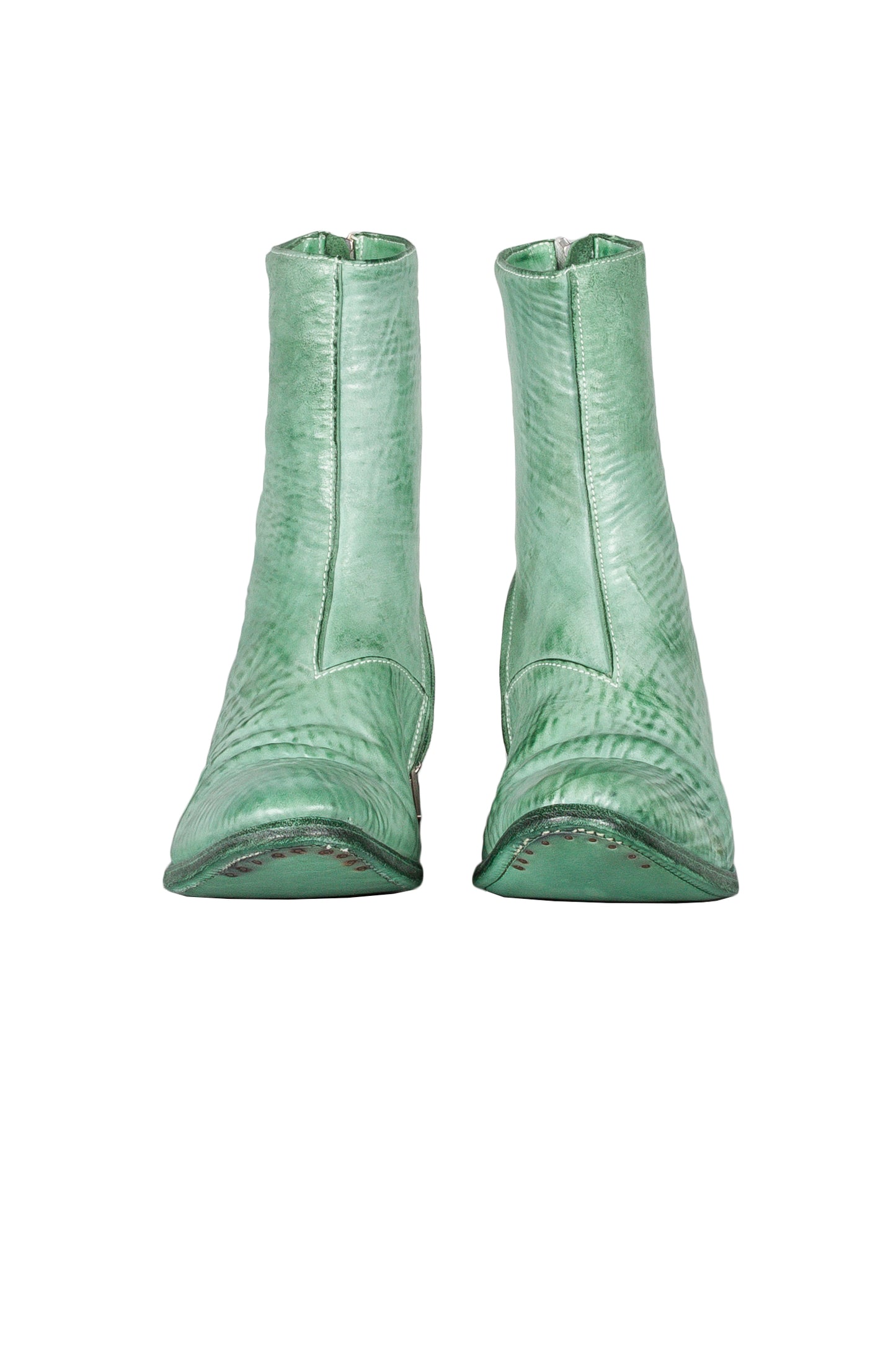Object Dyed Lined Diagonal Zip Goodyear Boot