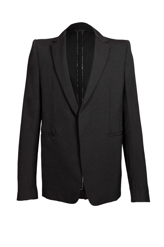 Stirred Unlined Chain Seam, 1 Button Jacket