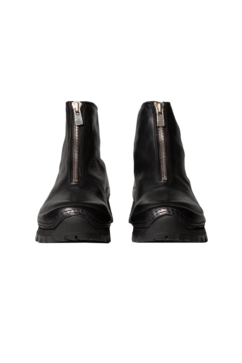 Zip Front Boots in London Bottle