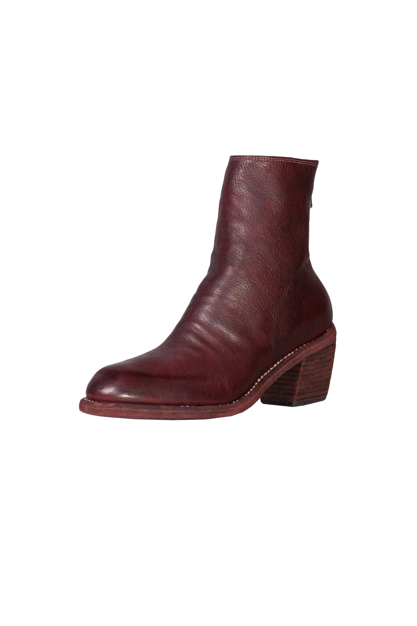 Cuban Heel Lined Back Zip Boot