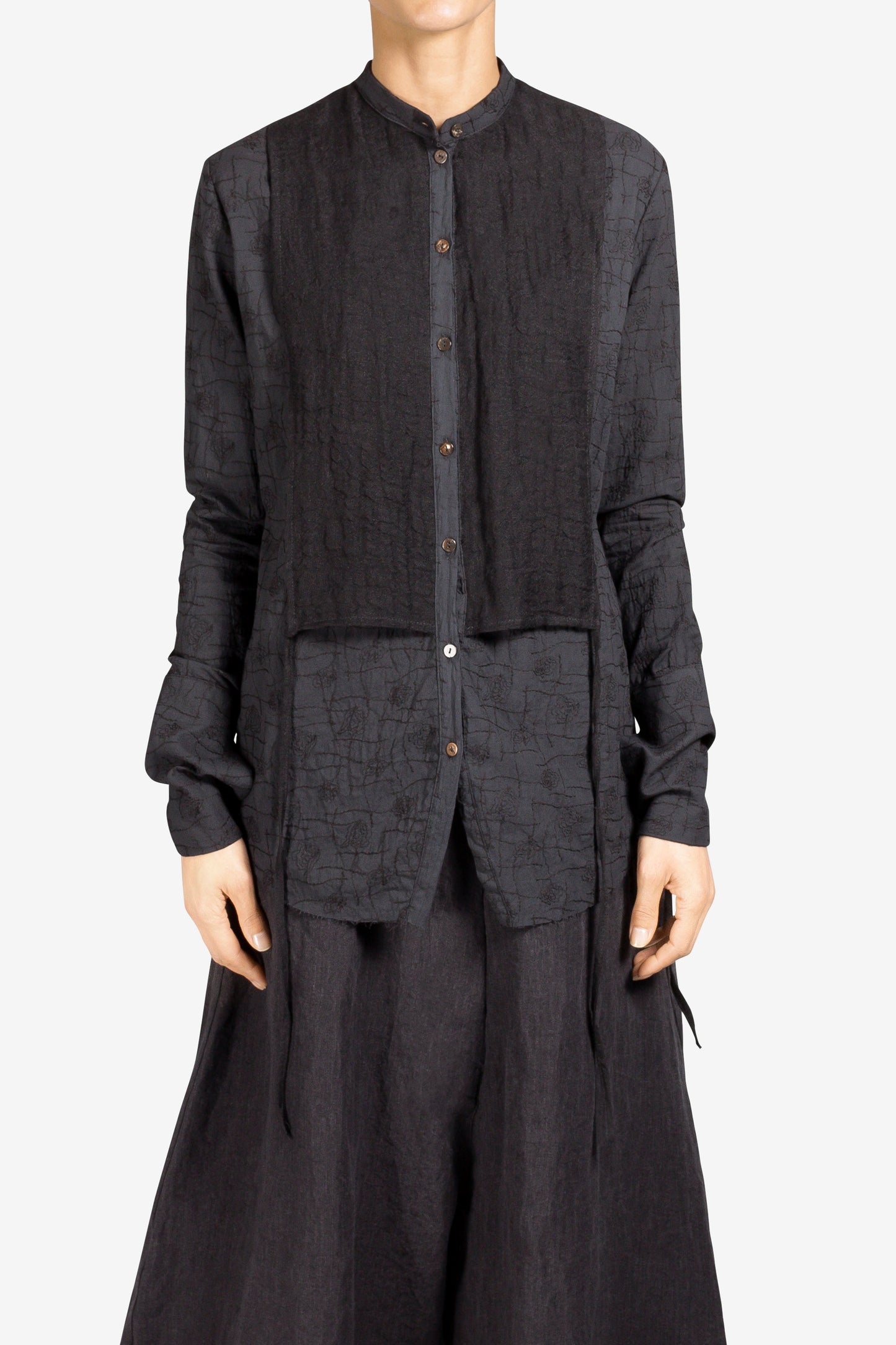 Mandarin Collar Shirt