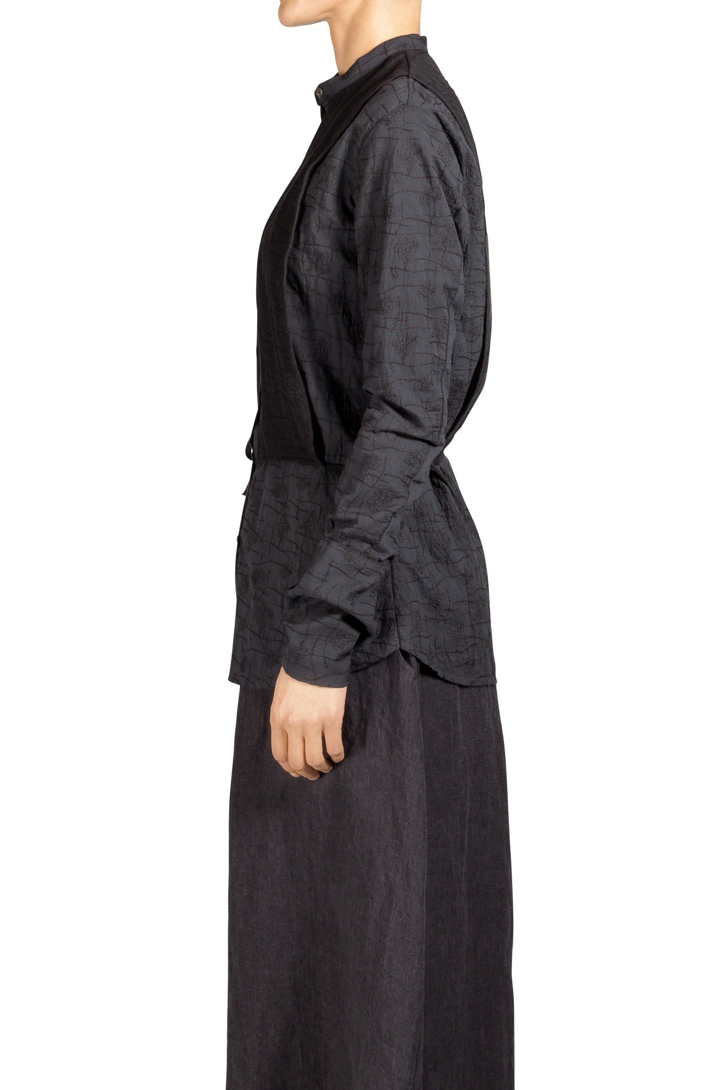 Mandarin Collar Shirt