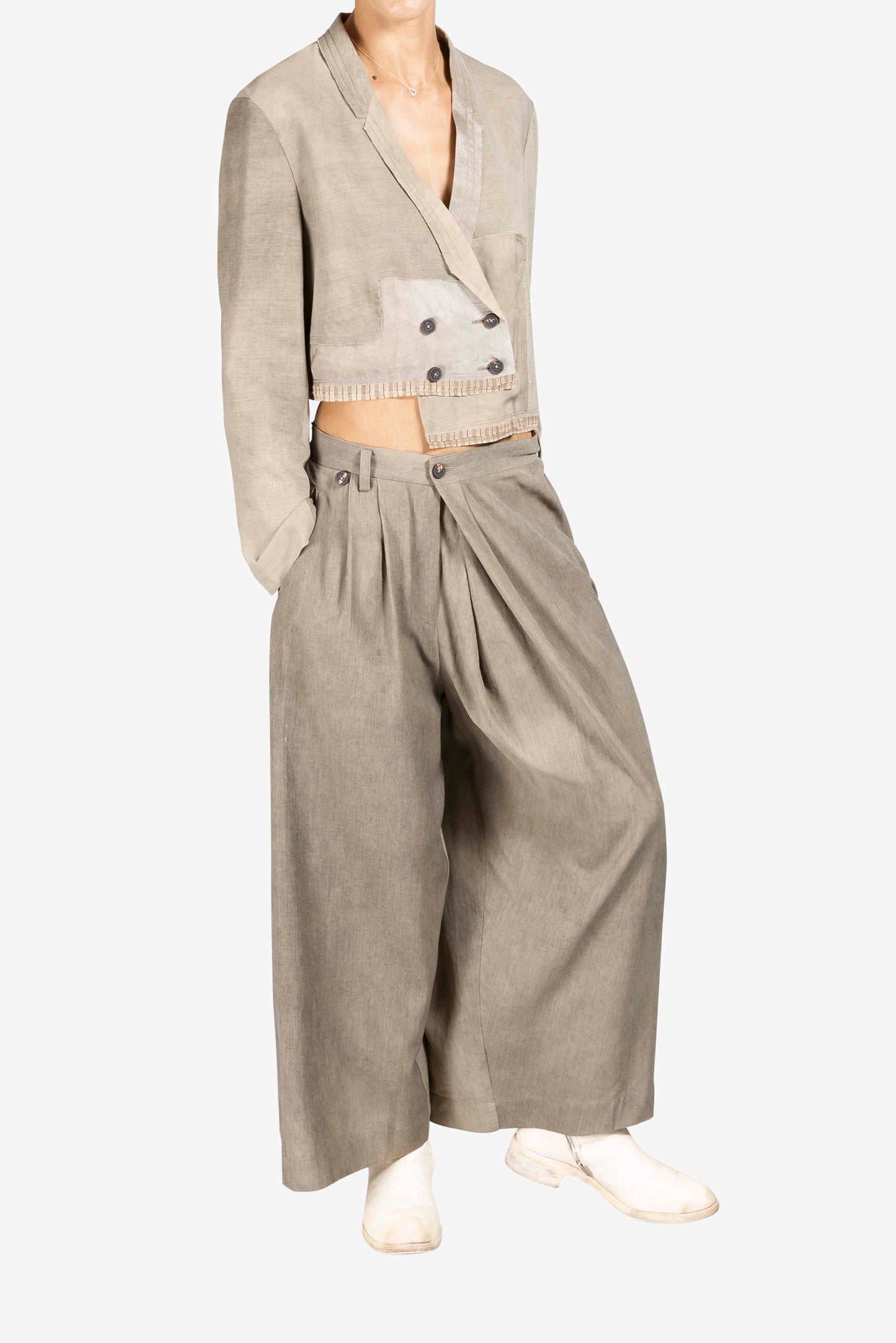 Wide Leg Skirt Pant
