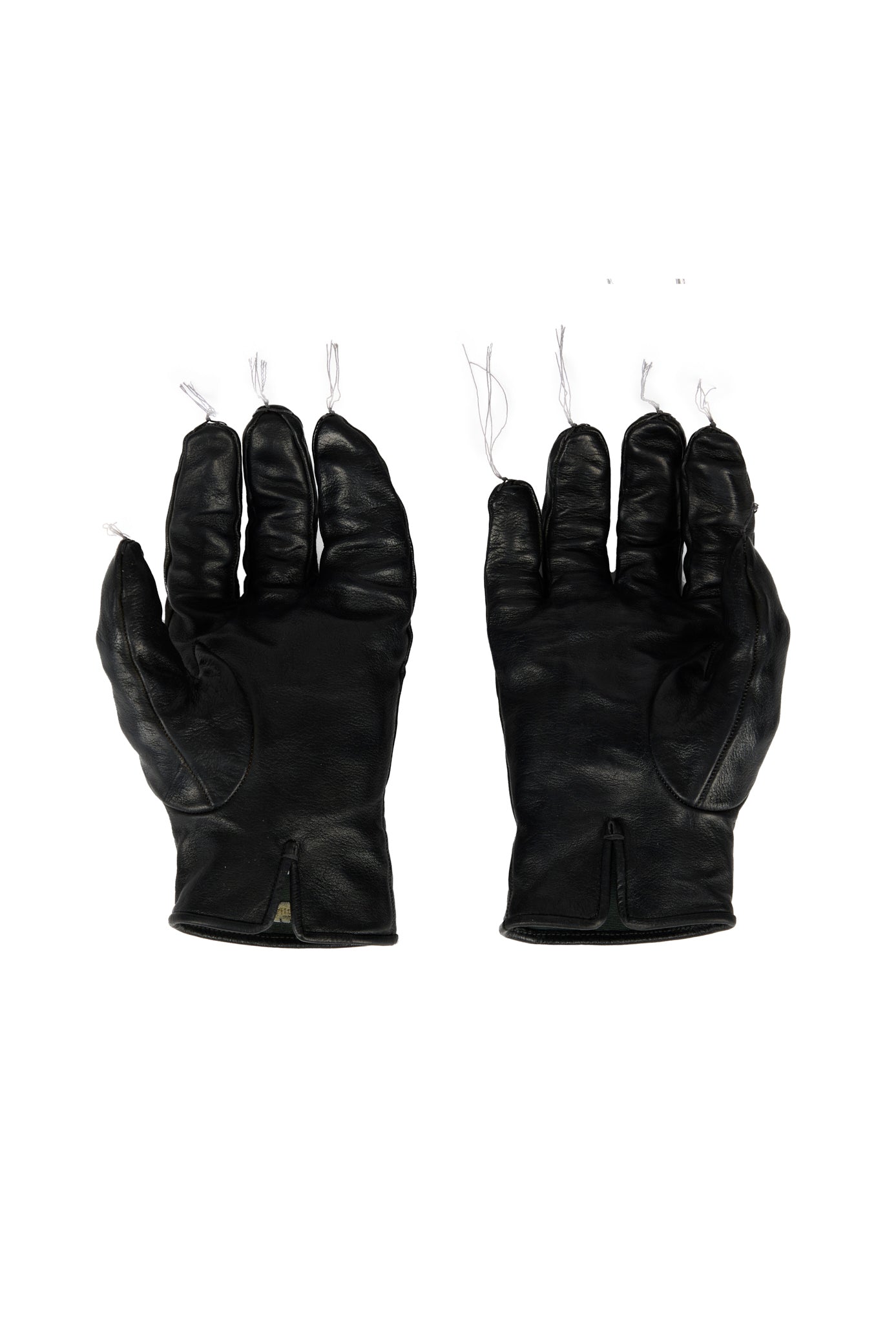 Object Dyed Disparate Leather Gloves