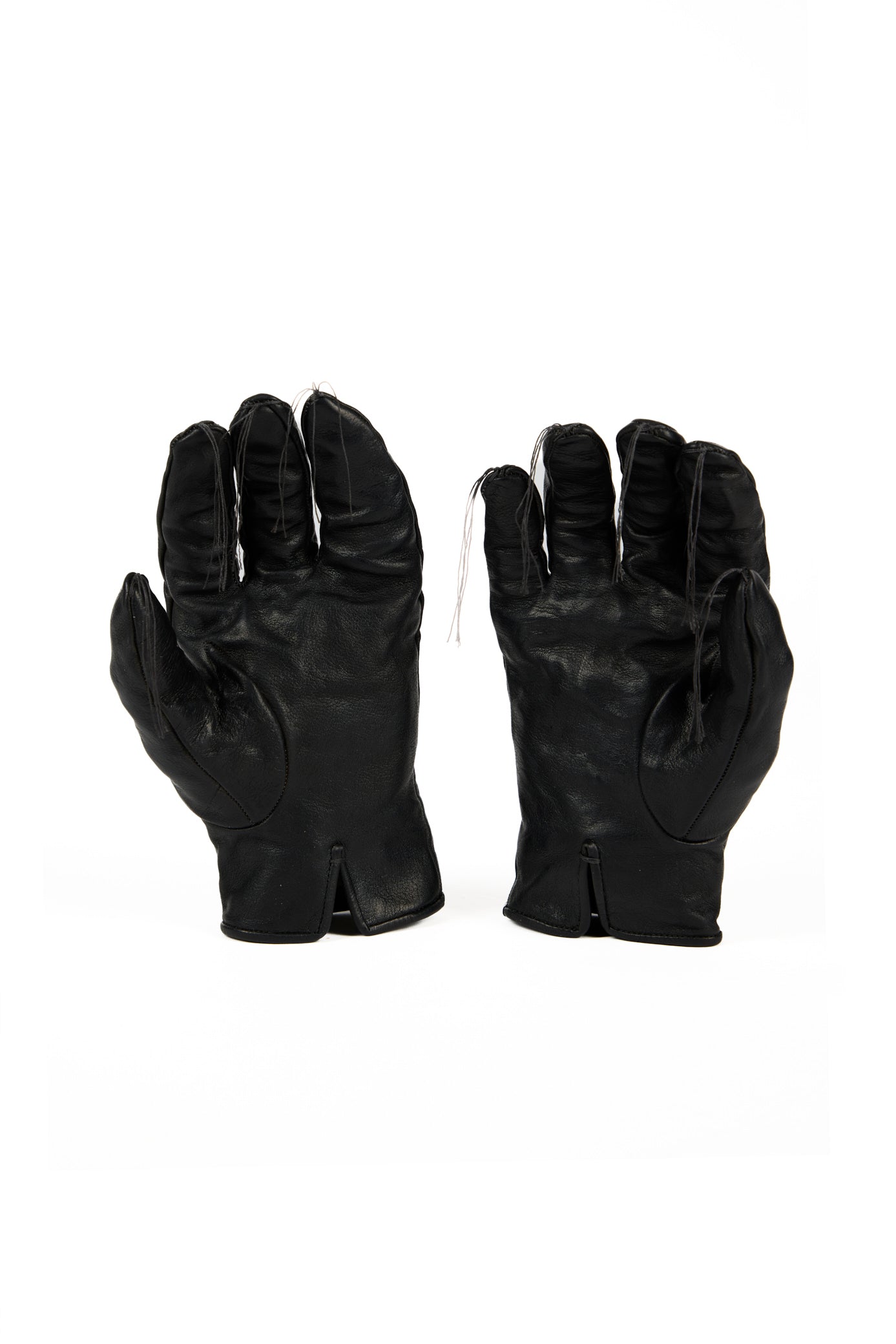 Object Dyed Disparate Leather Gloves