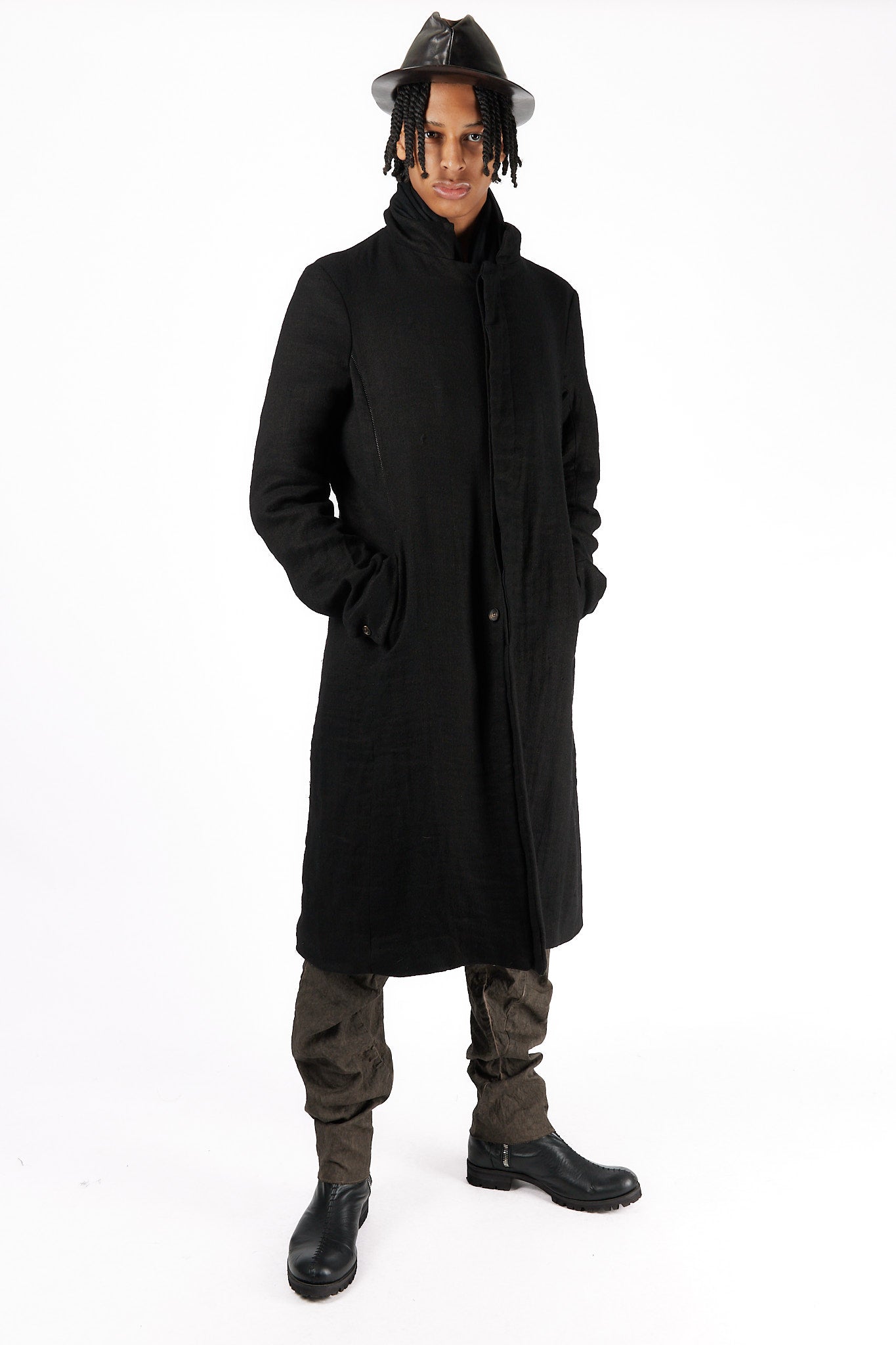 Contrast Seam Coat