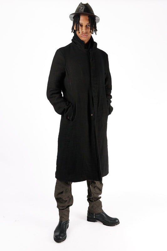 Contrast Seam Coat