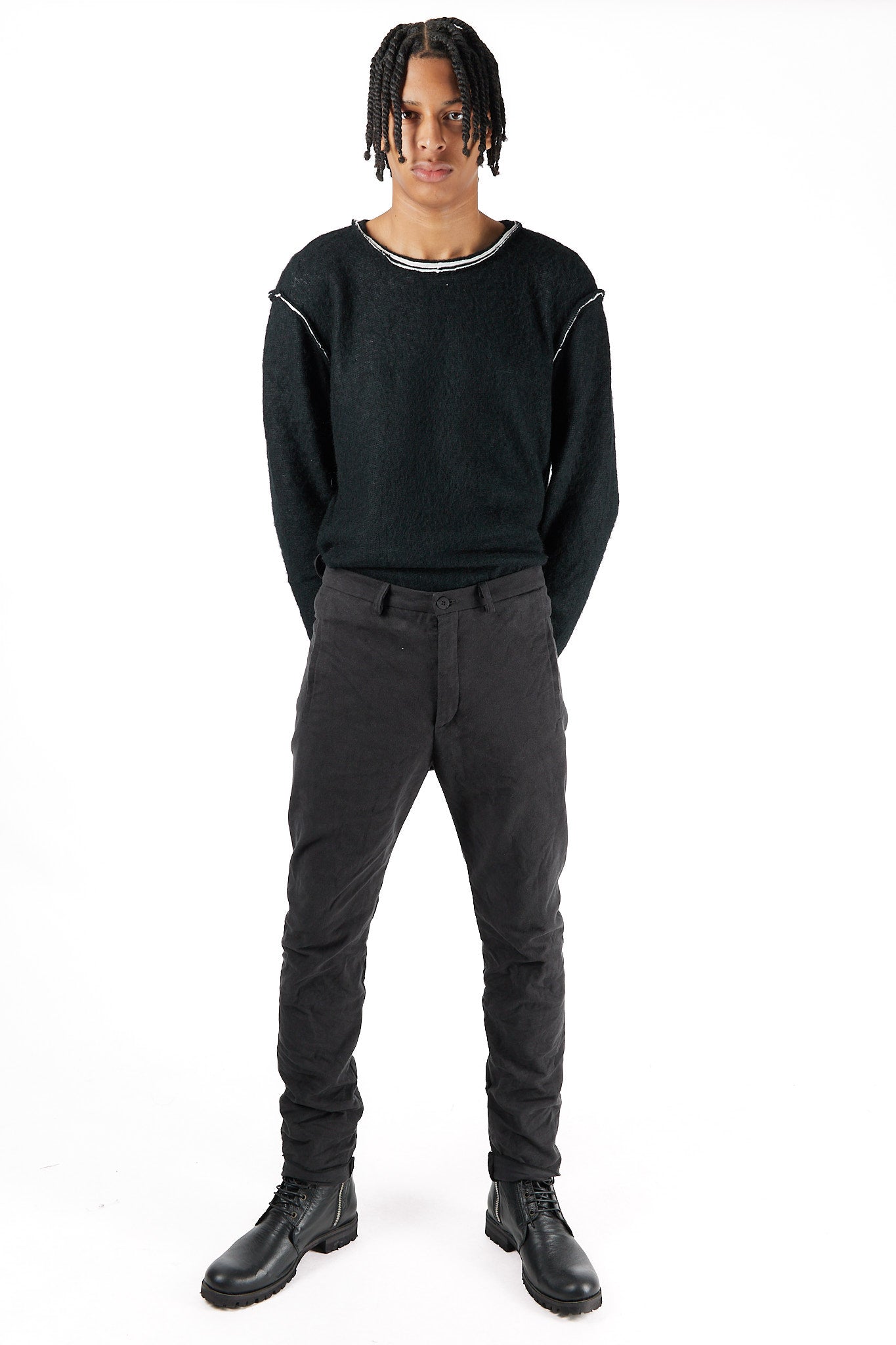 Slim Fit Regular Rise Trouser