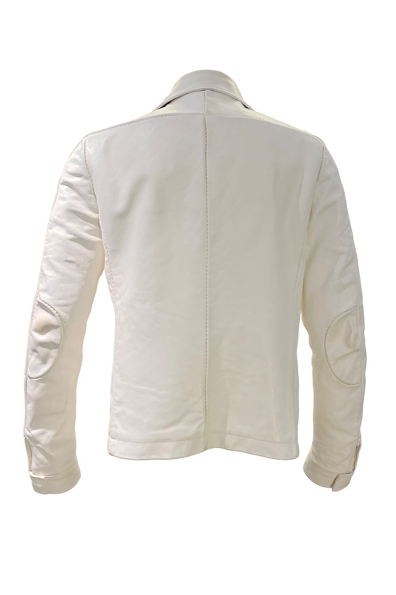 Object Dyed Lined Overlock Leather Jacket