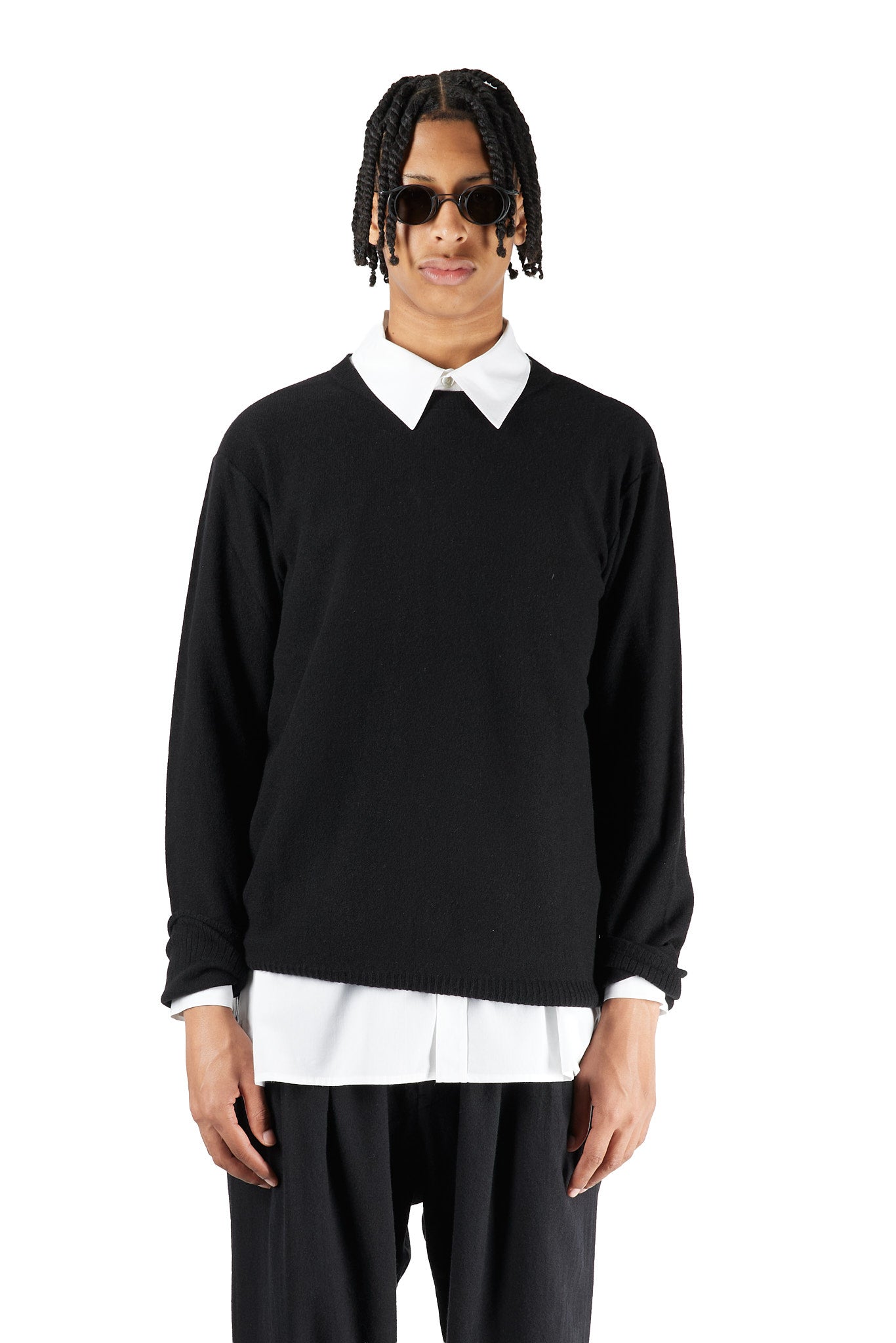 Small Statue Intarsia Sweater