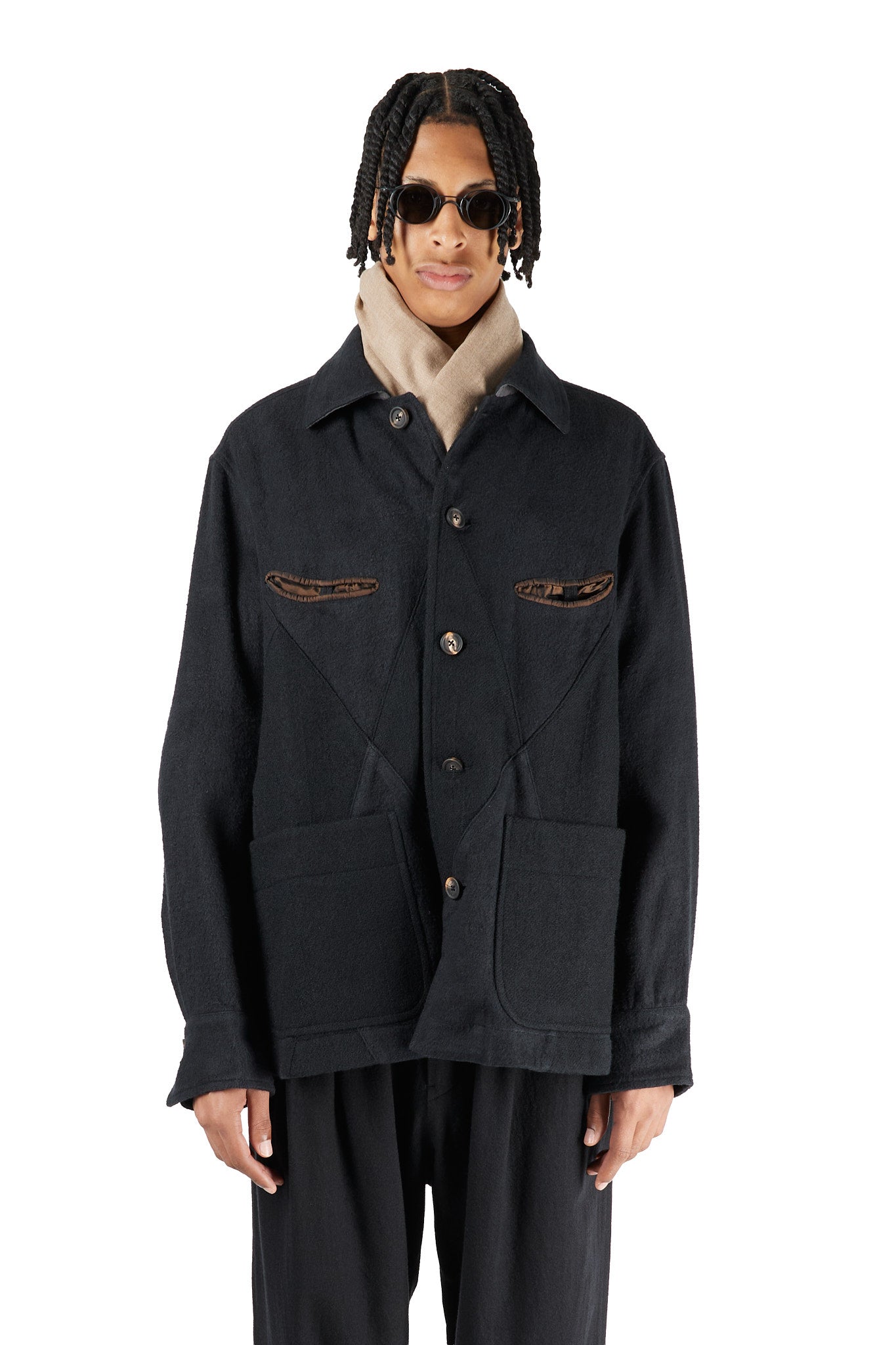 Diamond Shaped Patchwork Jacket