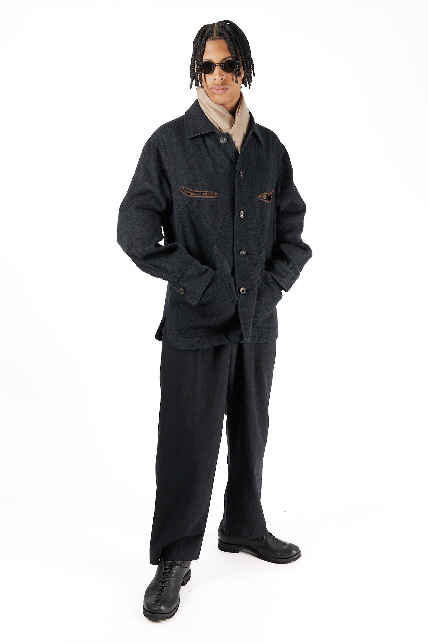 Diamond Shaped Patchwork Jacket