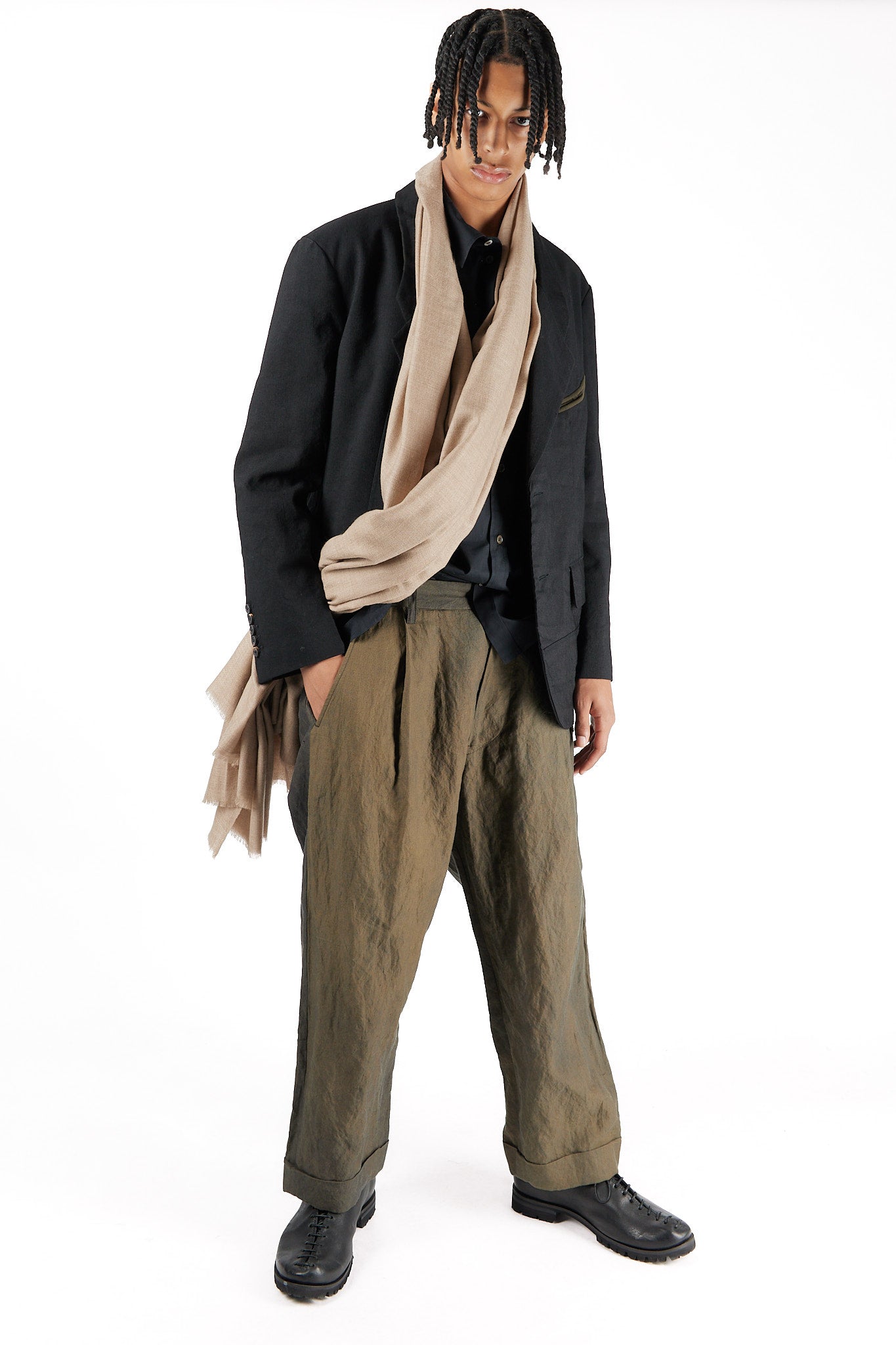 Boxy Two Button Blazer