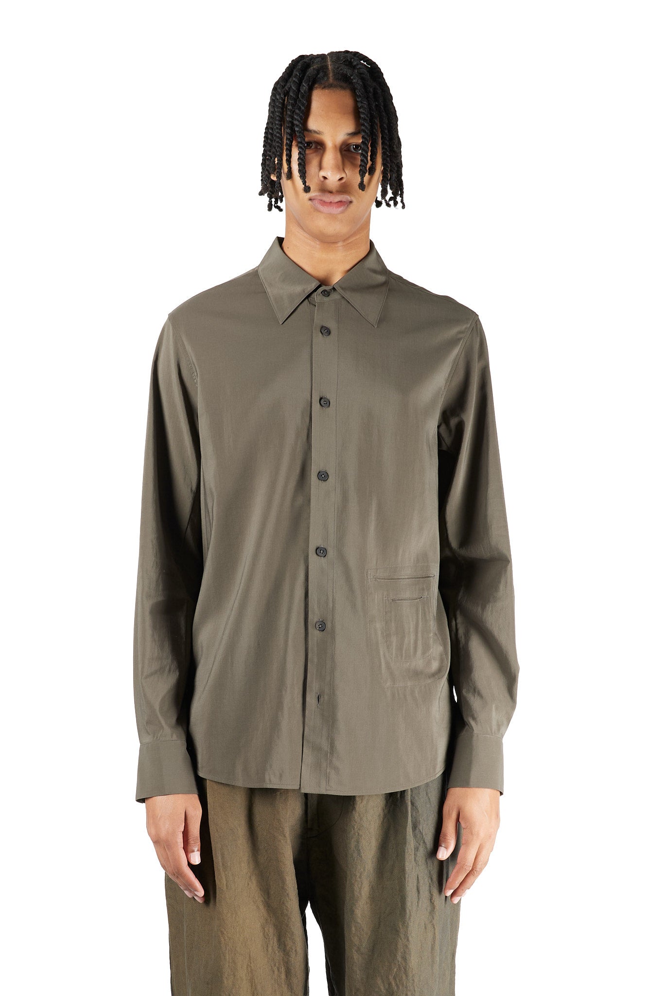 Classic Spread Collar Shirt