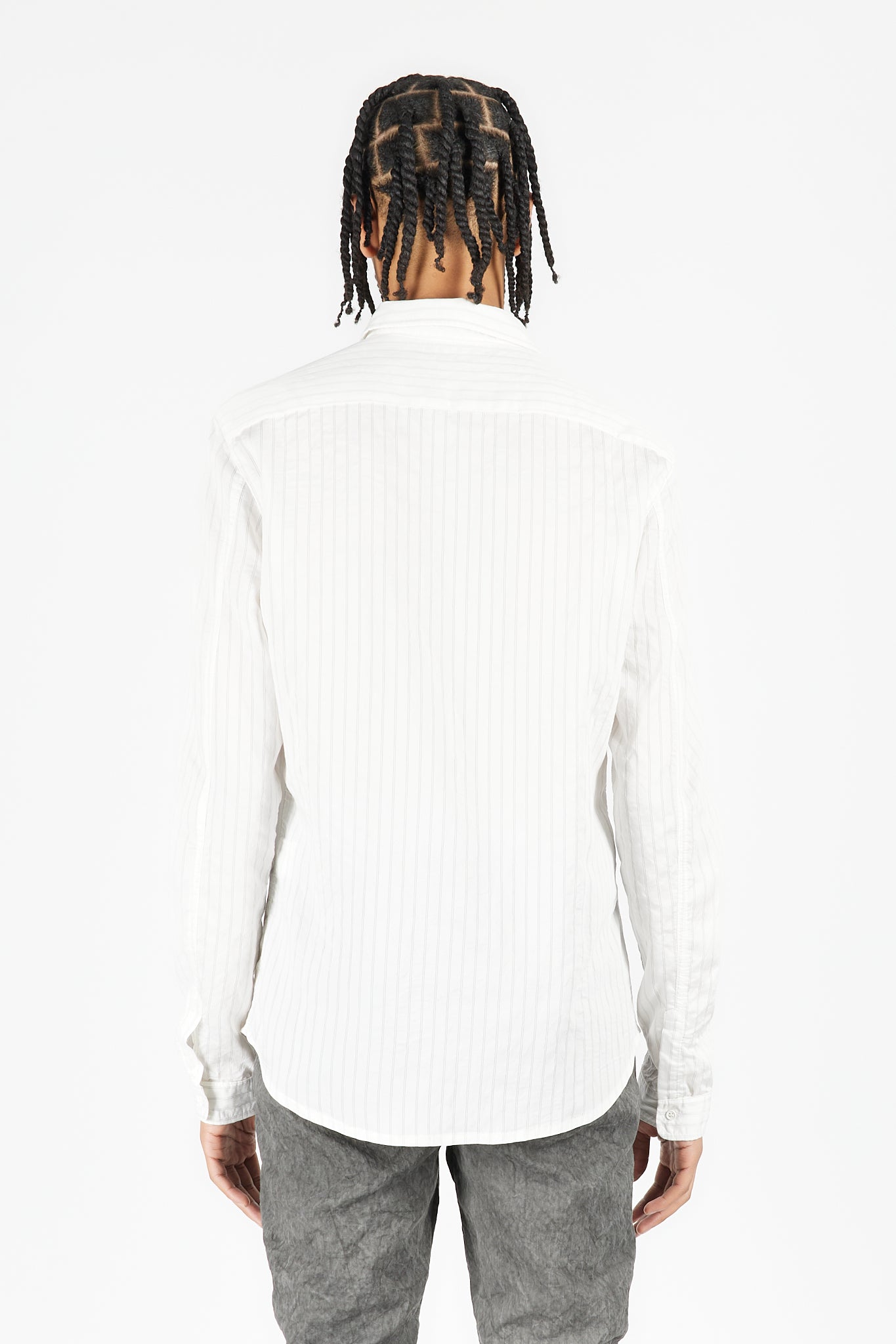 Hidden Button Placket Shirt