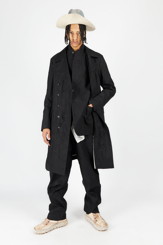 Asymmetric Trench Coat