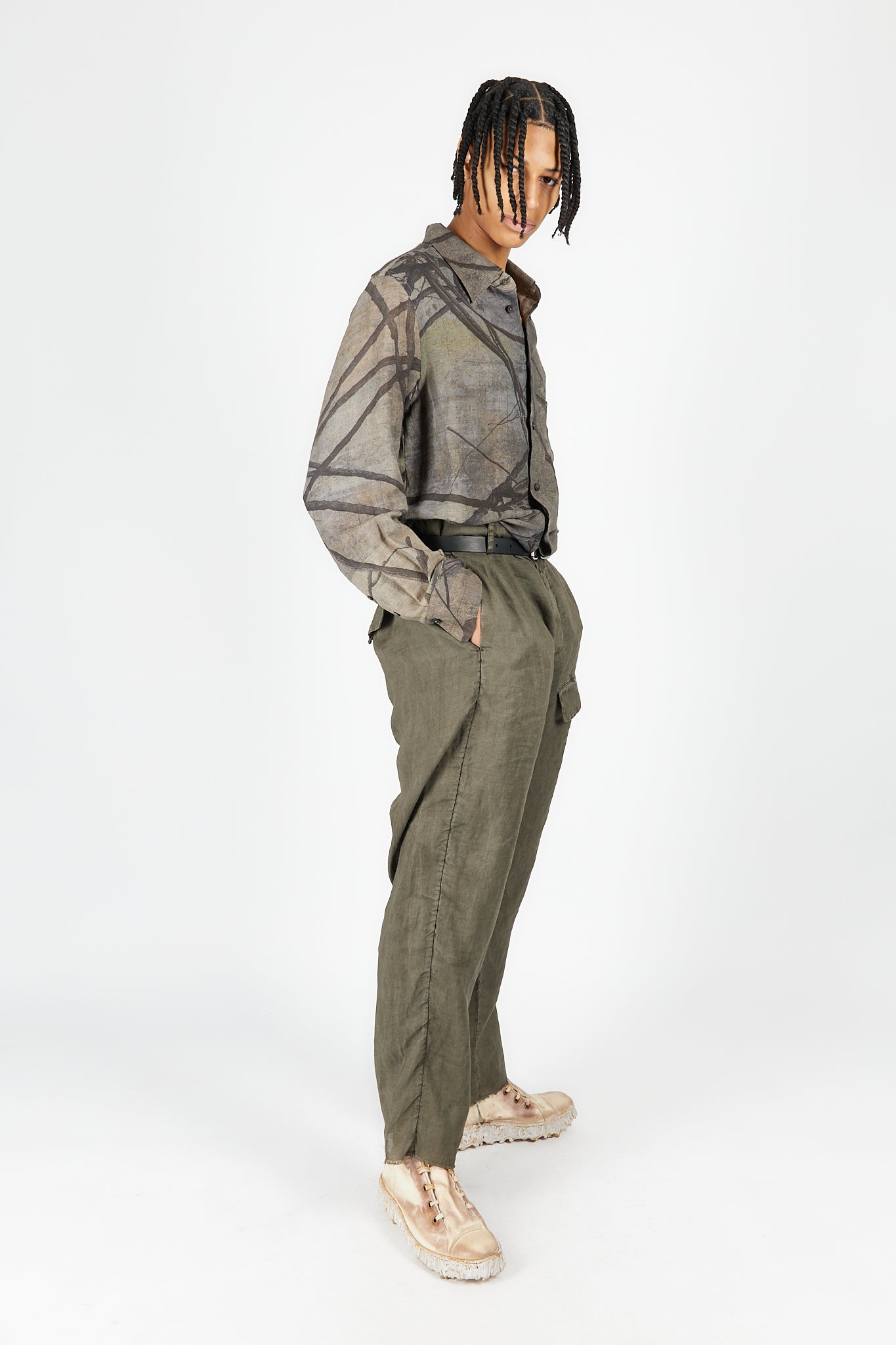 Wide Leg Aviator Pants