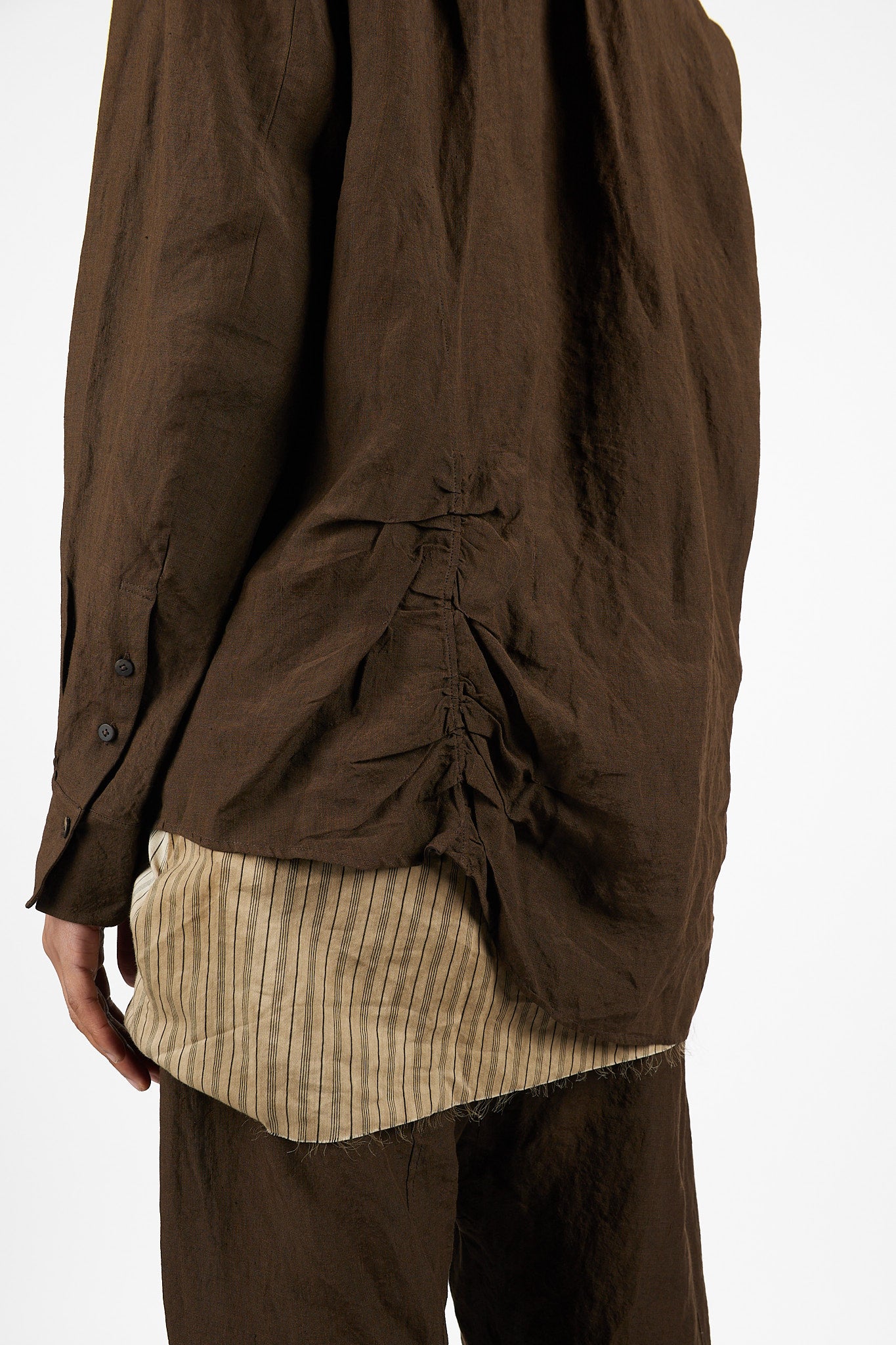 Layered Wrinkled Effect Shirt