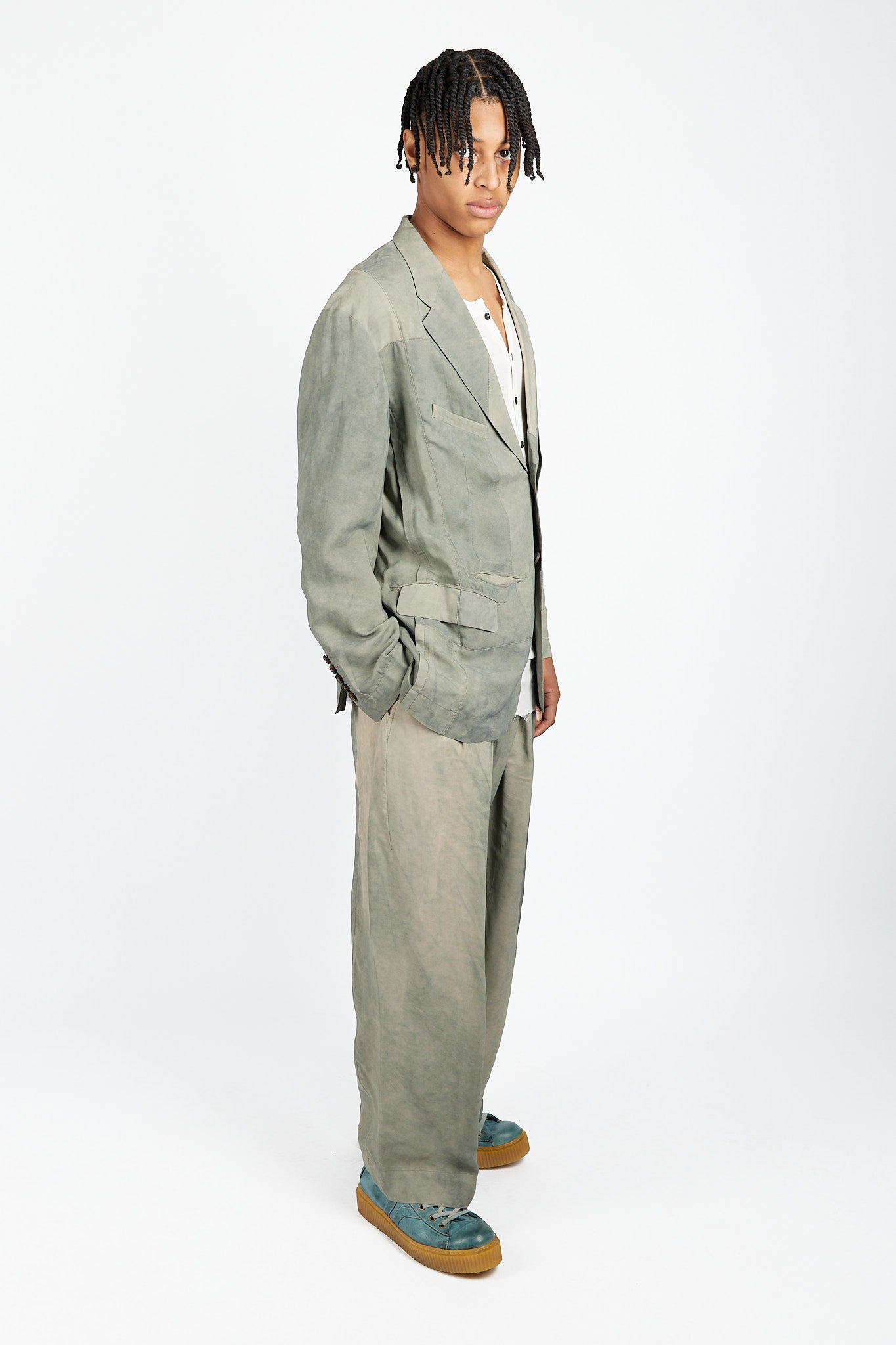 Loose Fit 2 Button Blazer