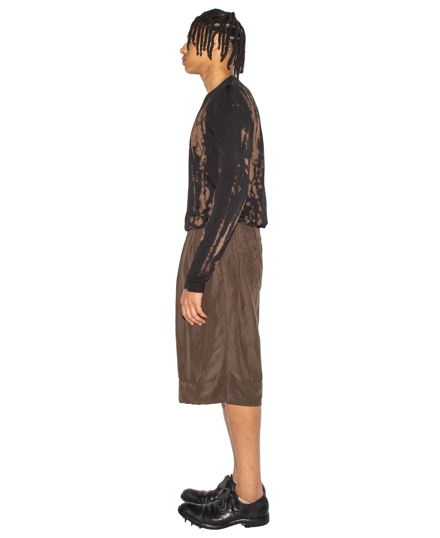 Cropped Wide Shorts