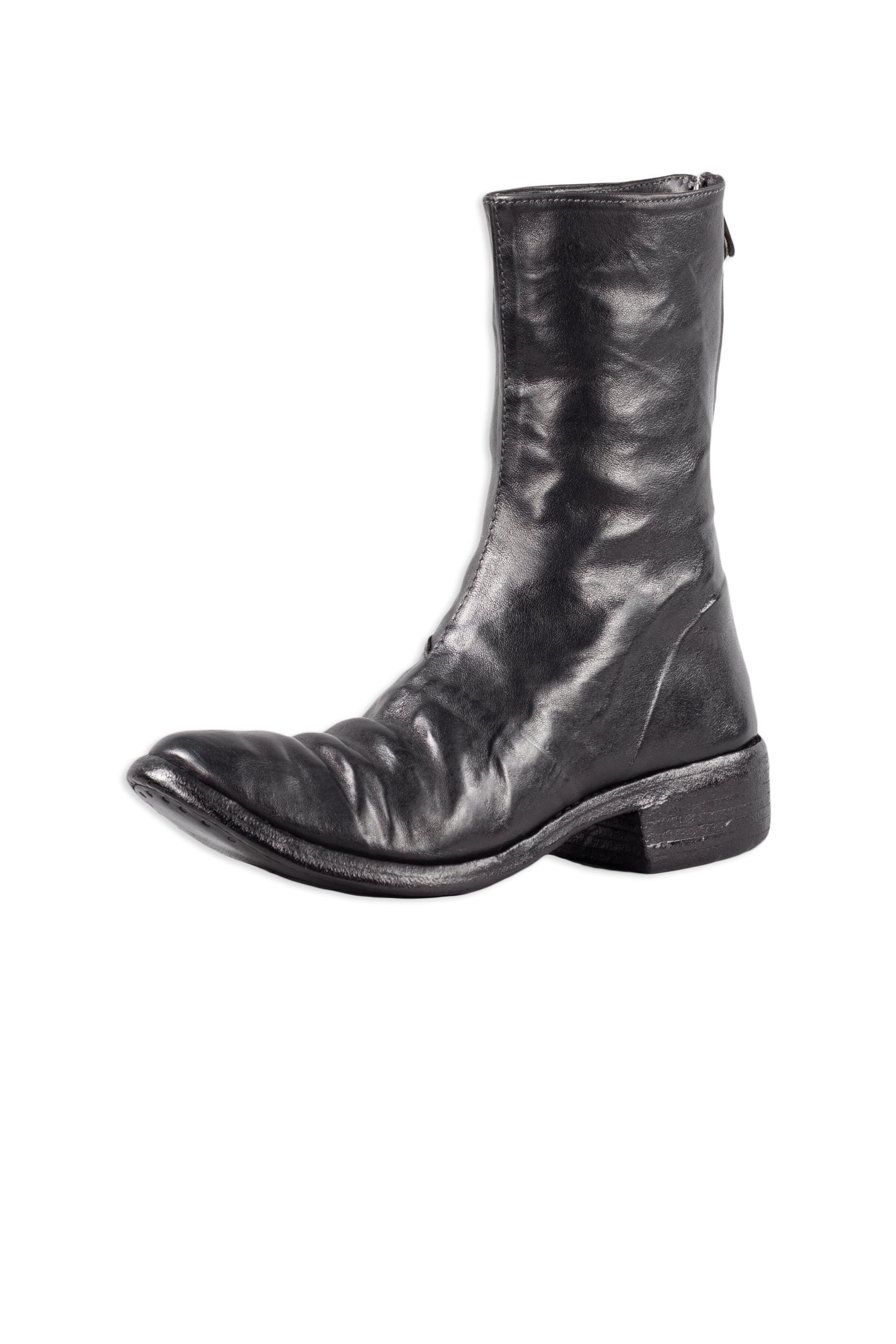 Object Dyed Lined Diagonal Zip Goodyear Boot